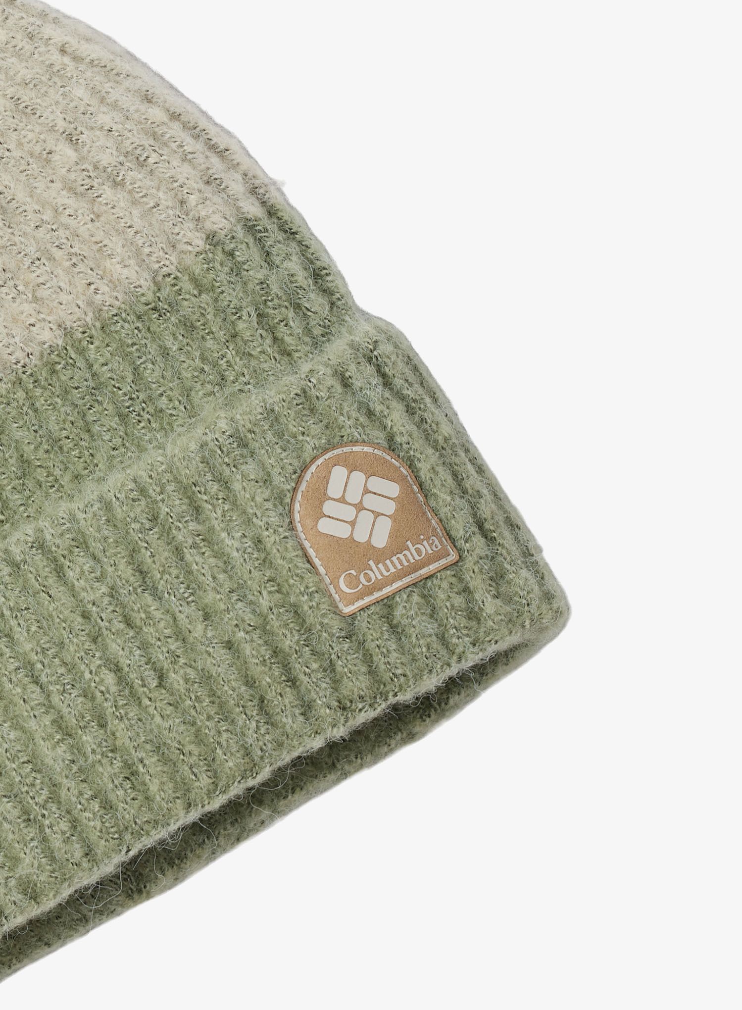 Zimní čepice Columbia Winter Blur Pom Pom Beanie - safari/chalk