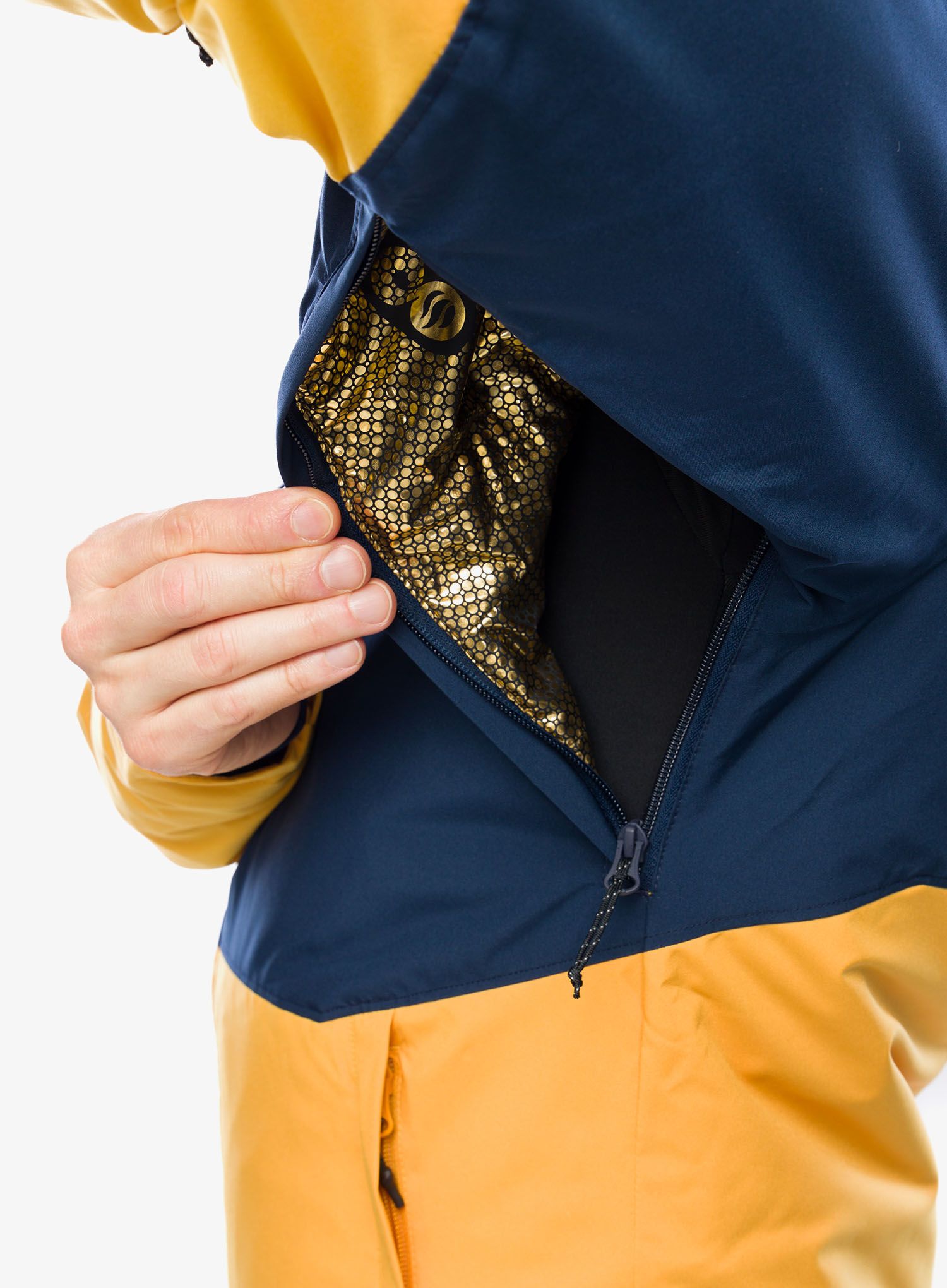 Lyžařská bunda Columbia Winter District II Jacket - raw honey/collegiate navy