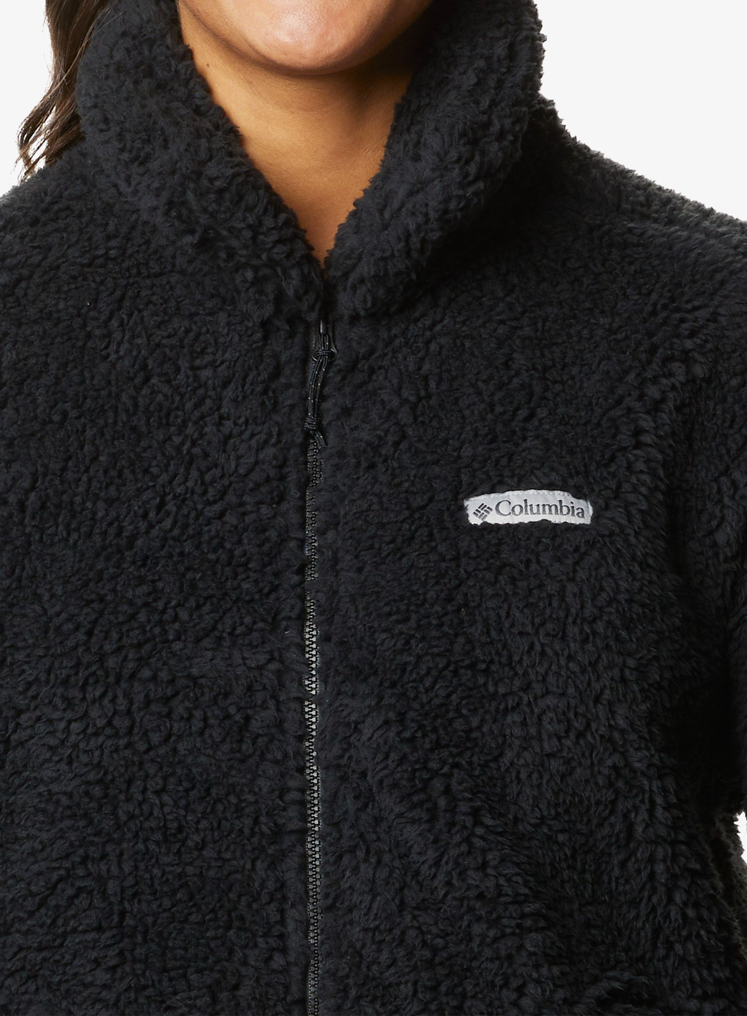 Fleecová mikina dámská Columbia Winter Pass Sherpa FZ - black
