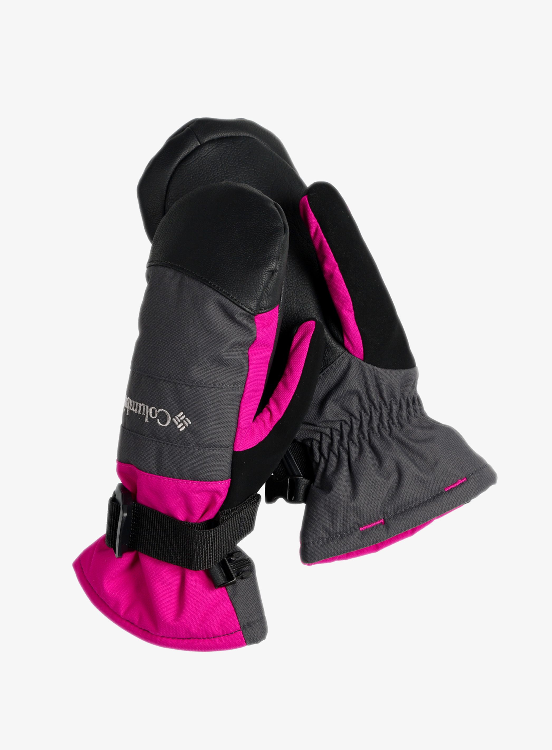 Dětské rukavice Columbia Youth Whirlibird II Mitten - shark/wild fuchsia