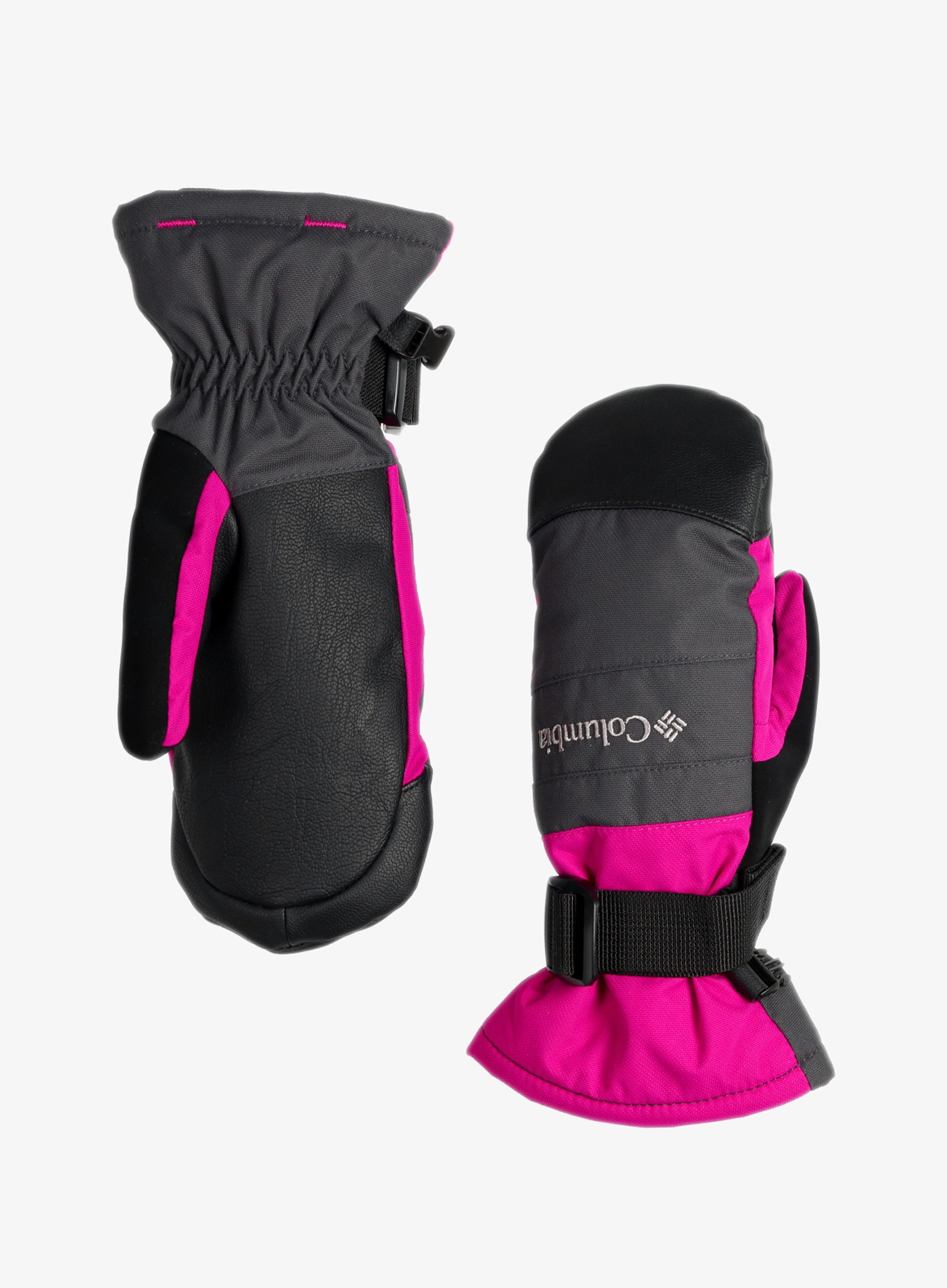 Dětské rukavice Columbia Youth Whirlibird II Mitten - shark/wild fuchsia