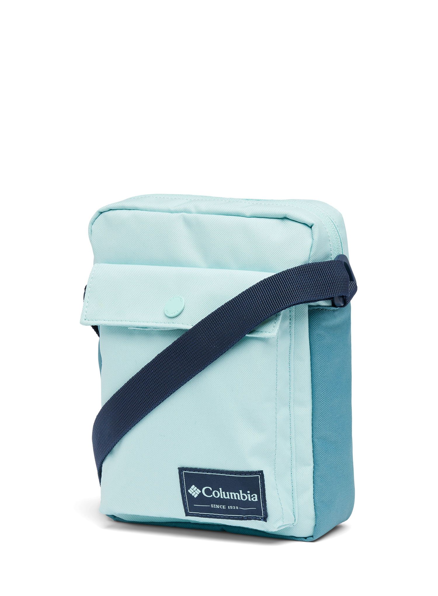 Kapsička na krk Columbia Zigzag Side Bag - spray/cloudburst