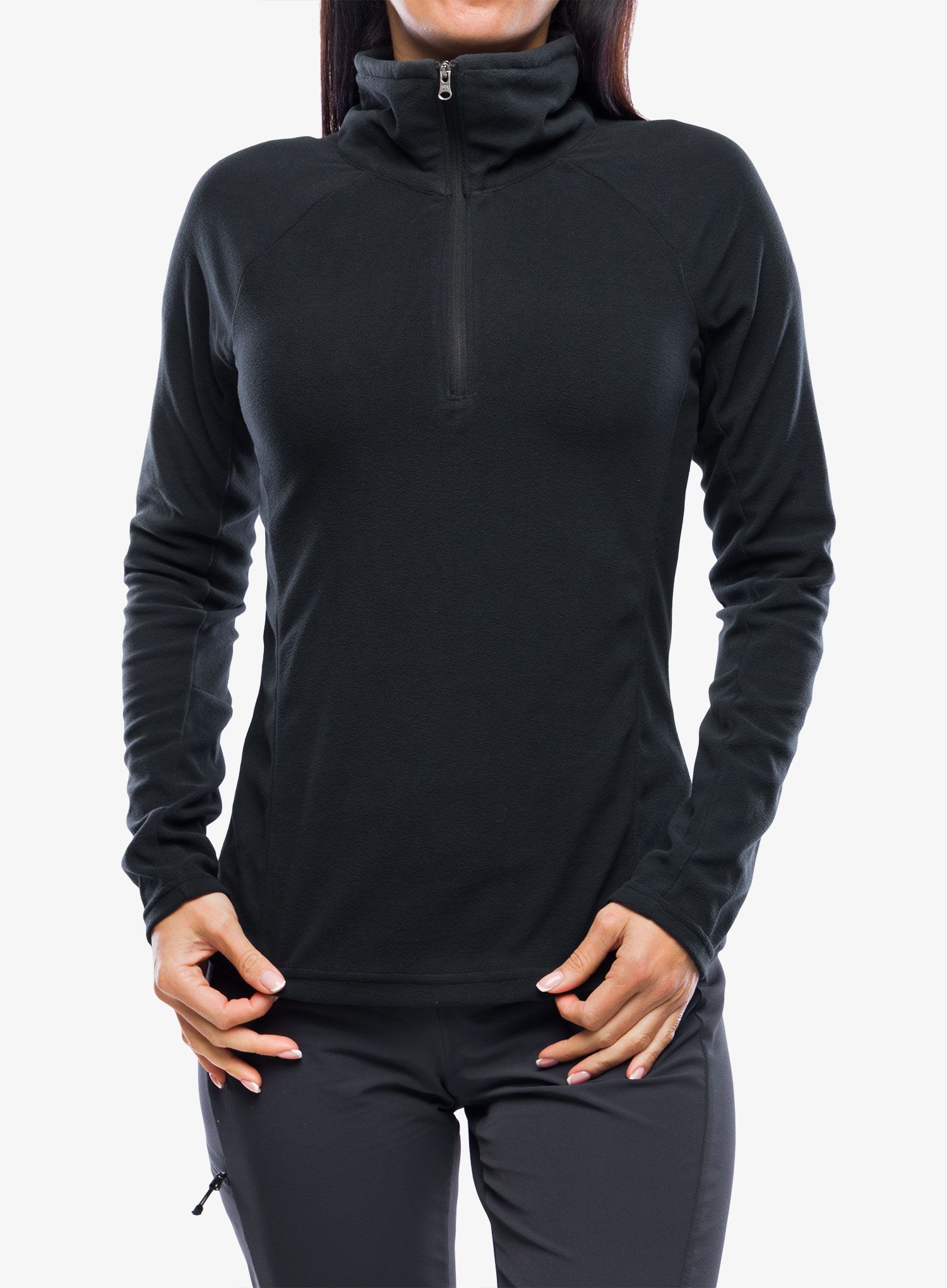 Dámská turistická mikina Columbia Glacial IV 1/2 Zip - black