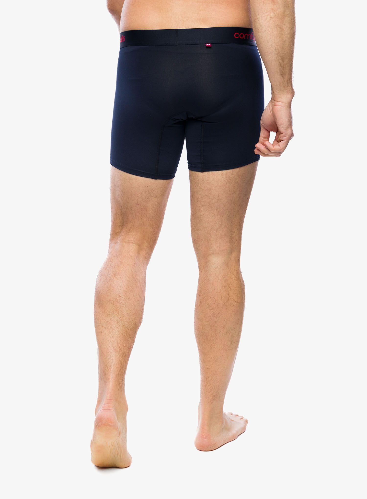 Funkční boxerky Comfyballs Long Performance - navy racing