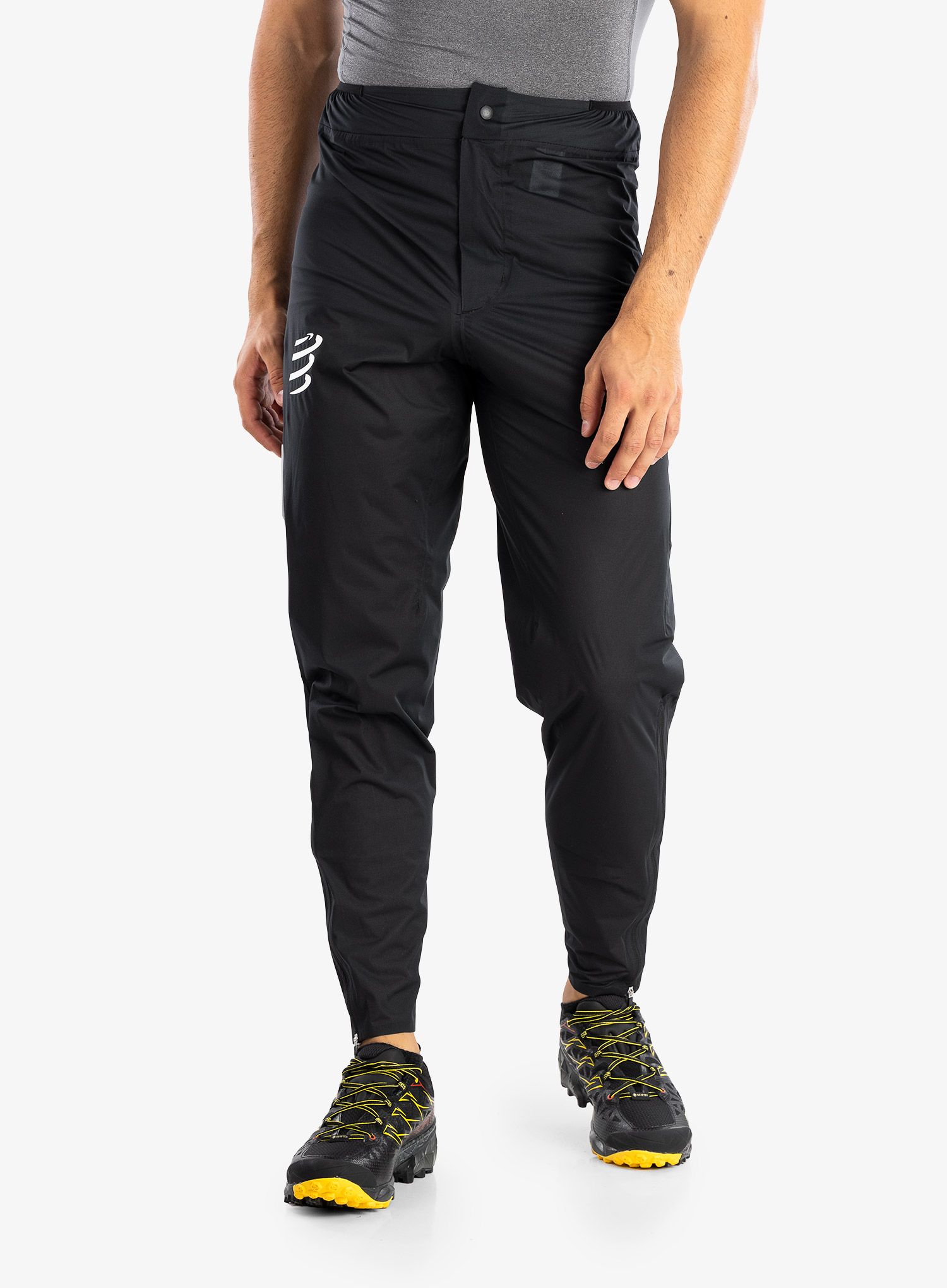 Běžecké kalhoty Compressport Hurricane Waterproof 10/10 Pants - bla.