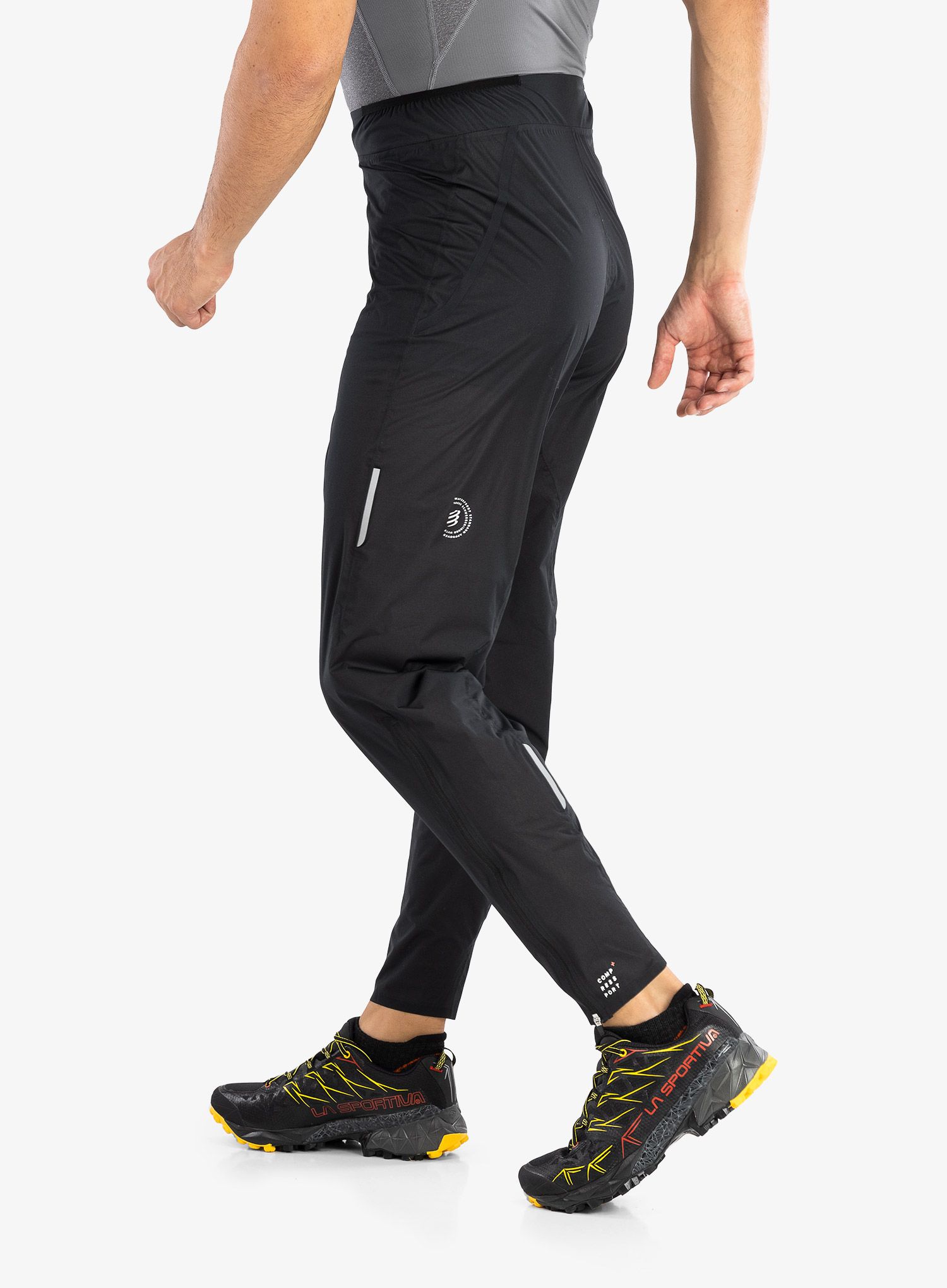 Běžecké kalhoty Compressport Hurricane Waterproof 10/10 Pants - bla.