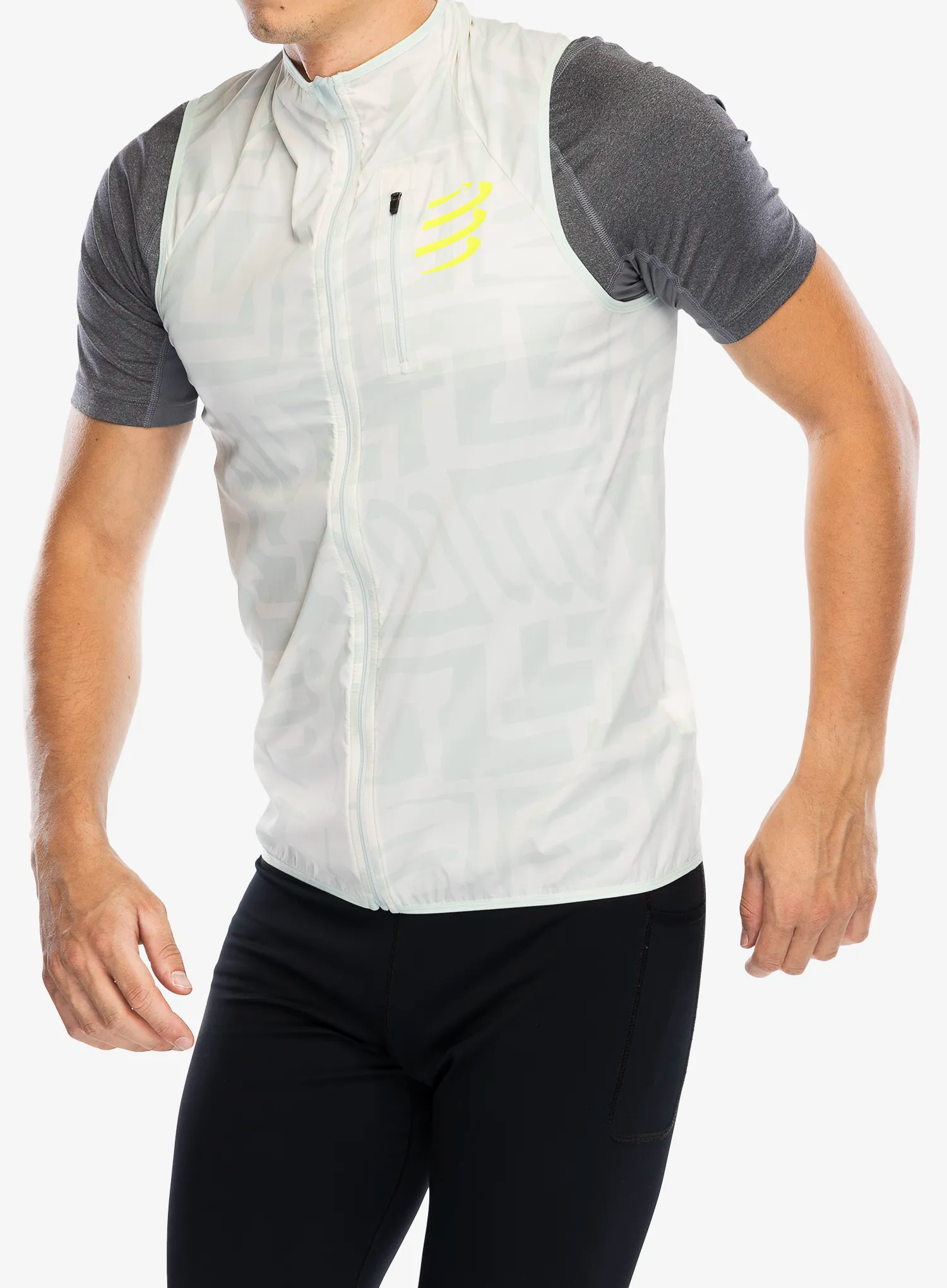Vesta Compressport Hurricane Windproof Vest M - sugar/ice print