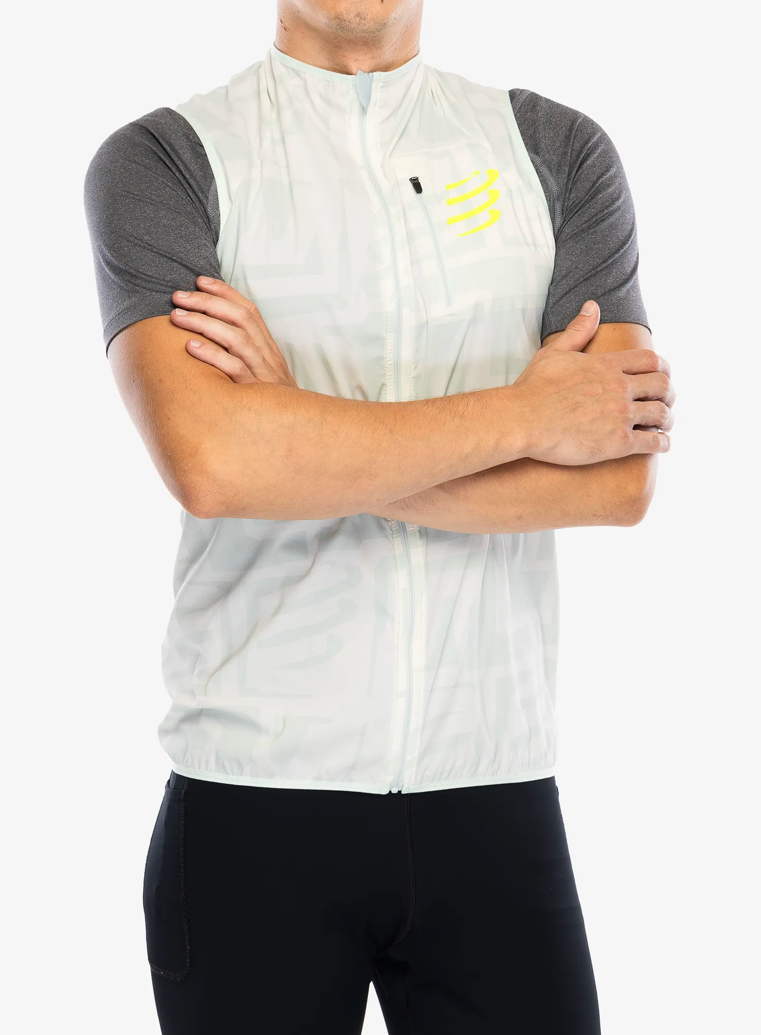 Vesta Compressport Hurricane Windproof Vest M - sugar/ice print