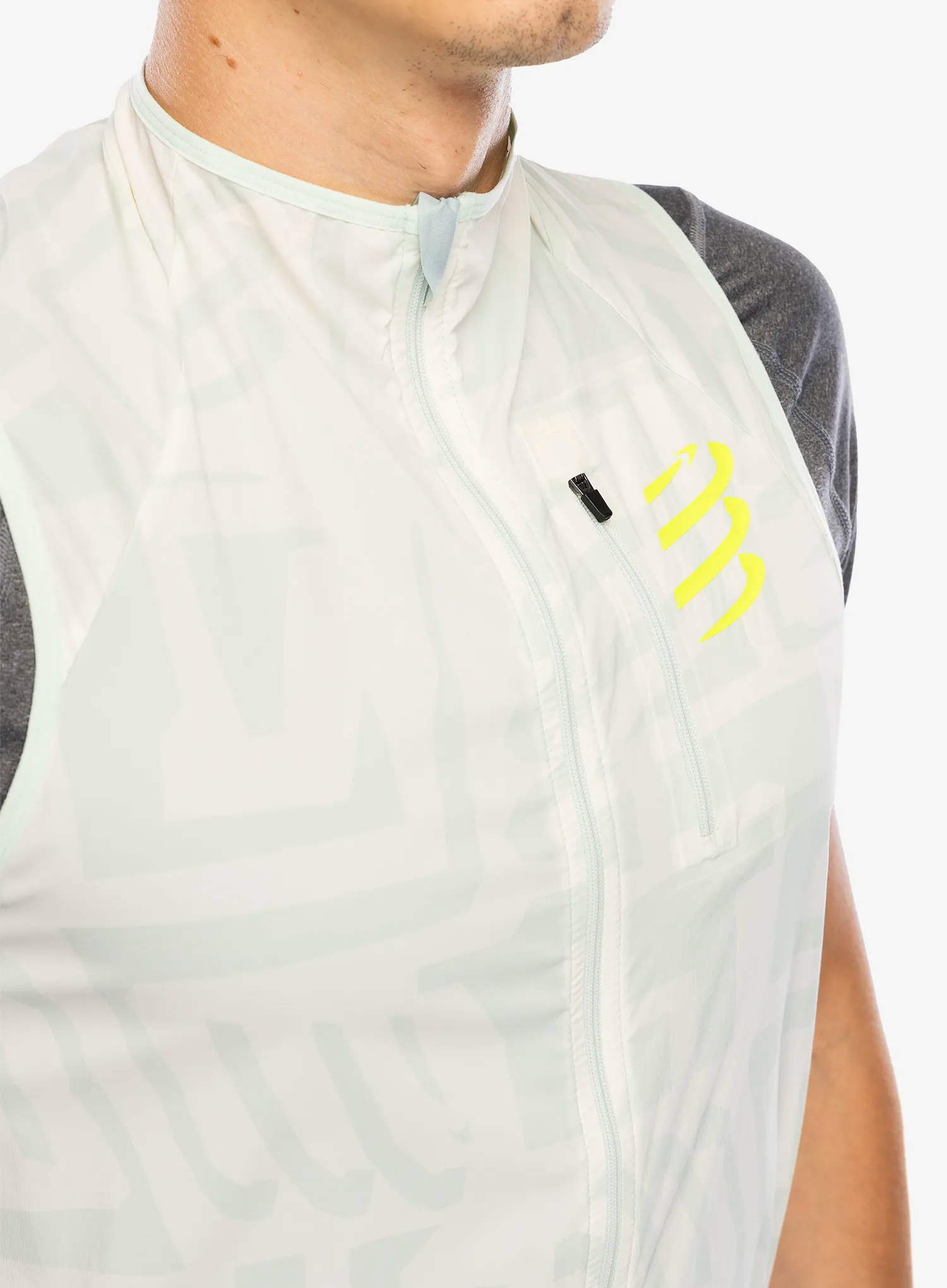 Vesta Compressport Hurricane Windproof Vest M - sugar/ice print