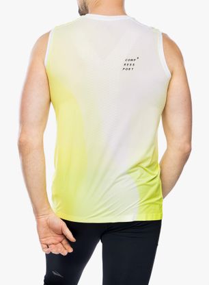 Rychleschnoucí triko Compressport Performance Tank - safe yellow