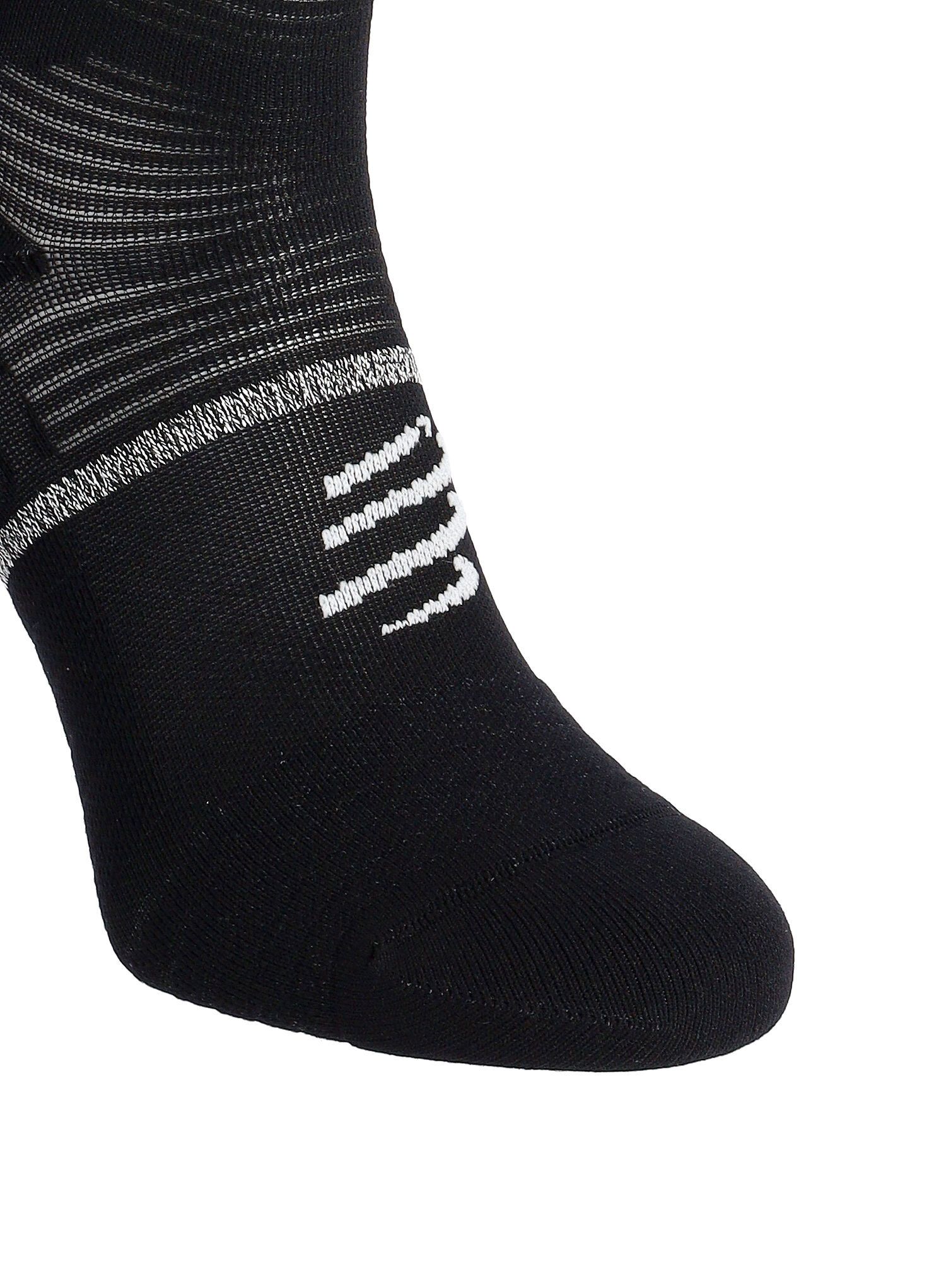 Běžecké ponožky Compressport Pro Marathon Socks V2.0 - black/yellow/neo pink
