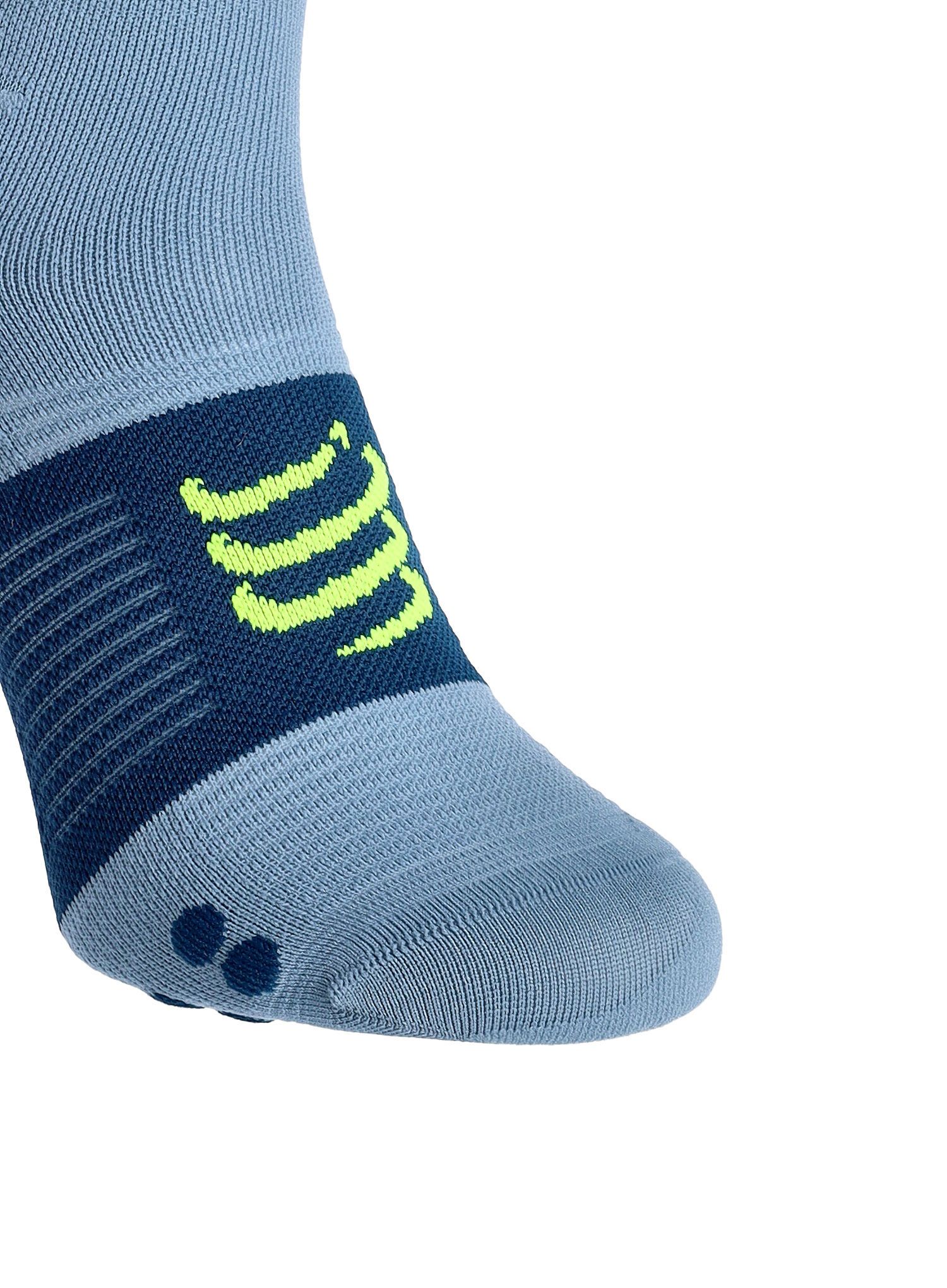Ponožky na běhání Compressport Pro Racing Socks v4.0 Trail - denim/poseidon