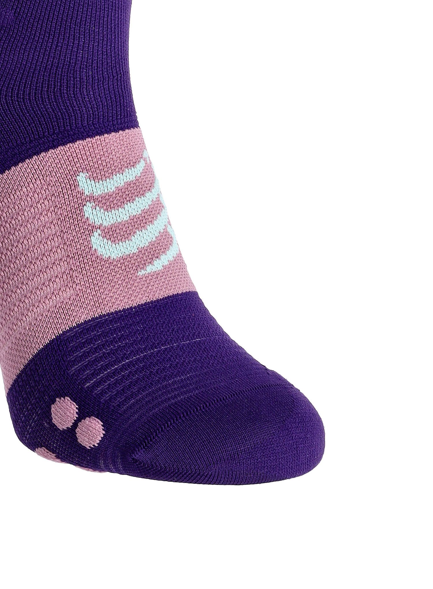 Běžecké ponožky Compressport Pro Racing Socks v4.0 Trail - purple/grape
