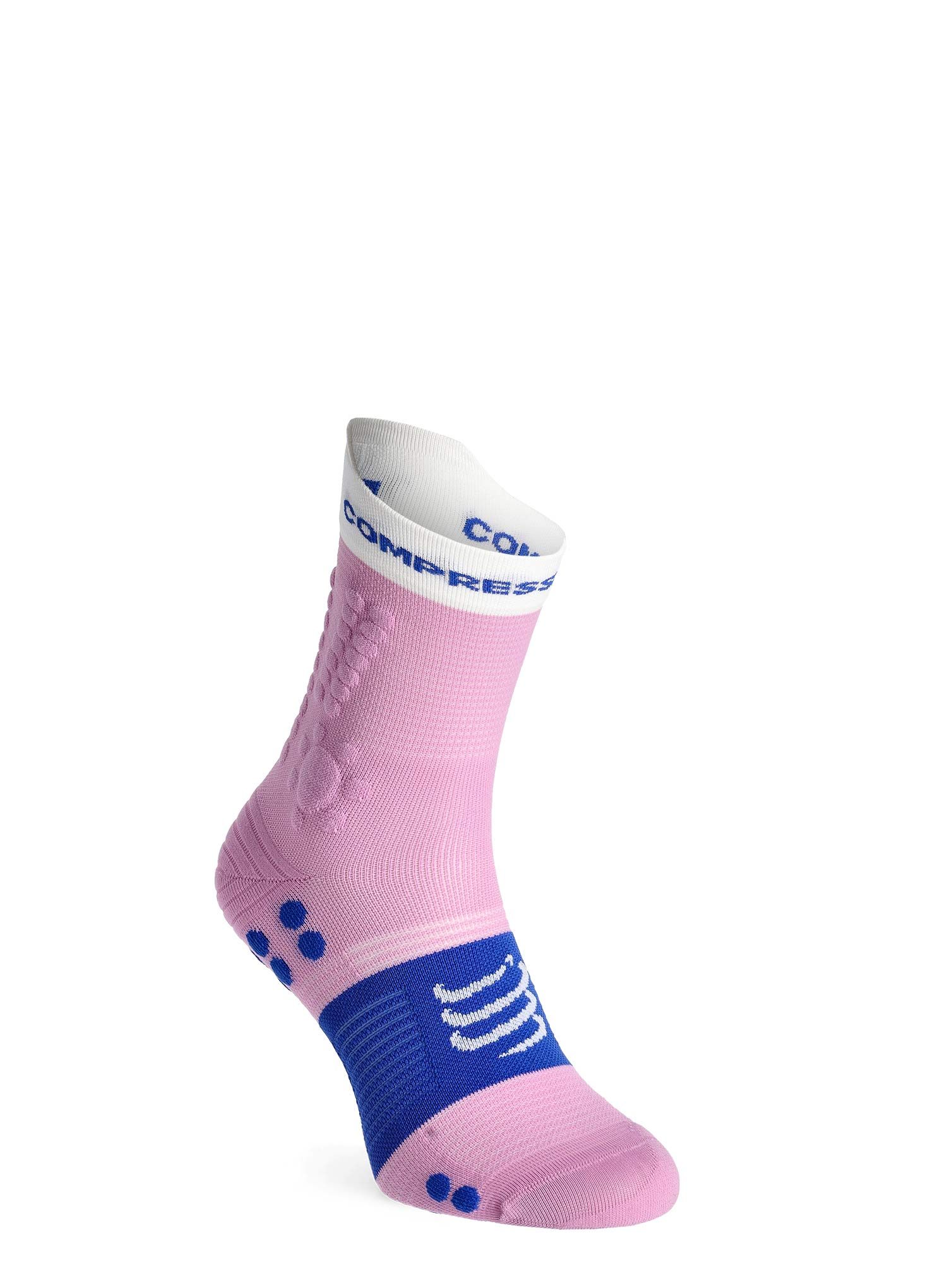 Běžecké ponožky Compressport Pro Racing Socks v4.0 Trail - lupine/dazz blue
