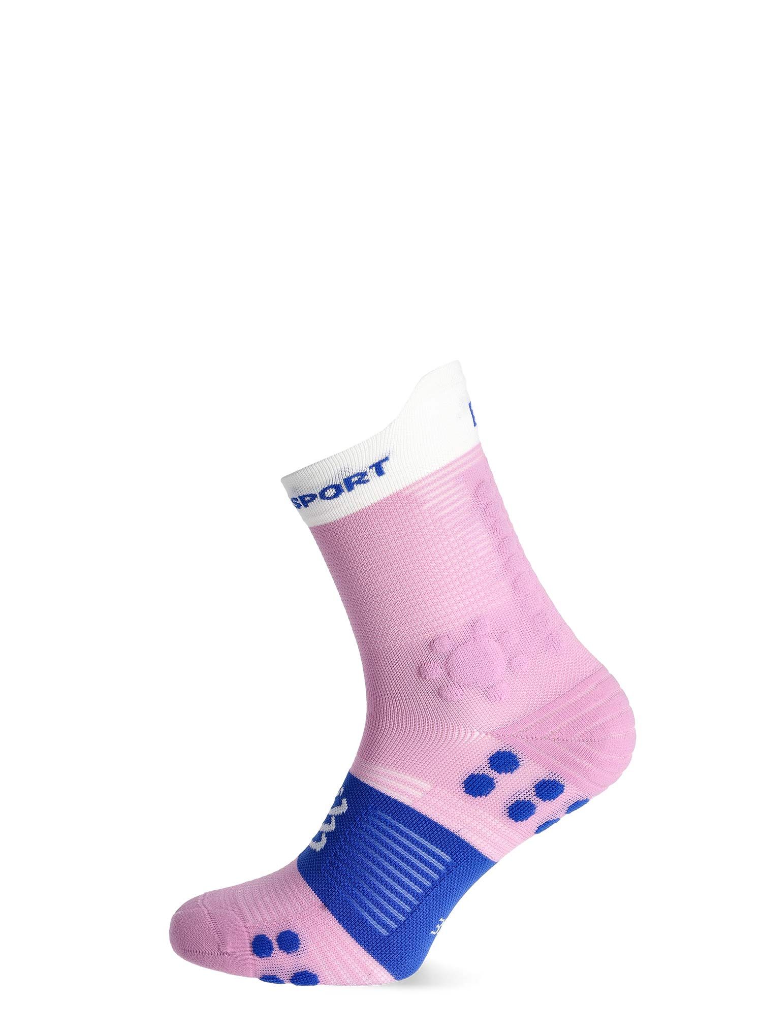 Běžecké ponožky Compressport Pro Racing Socks v4.0 Trail - lupine/dazz blue