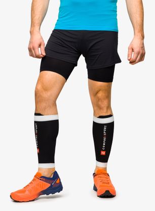 Kompresní nohavice Compressport R2 3.0 - black/white