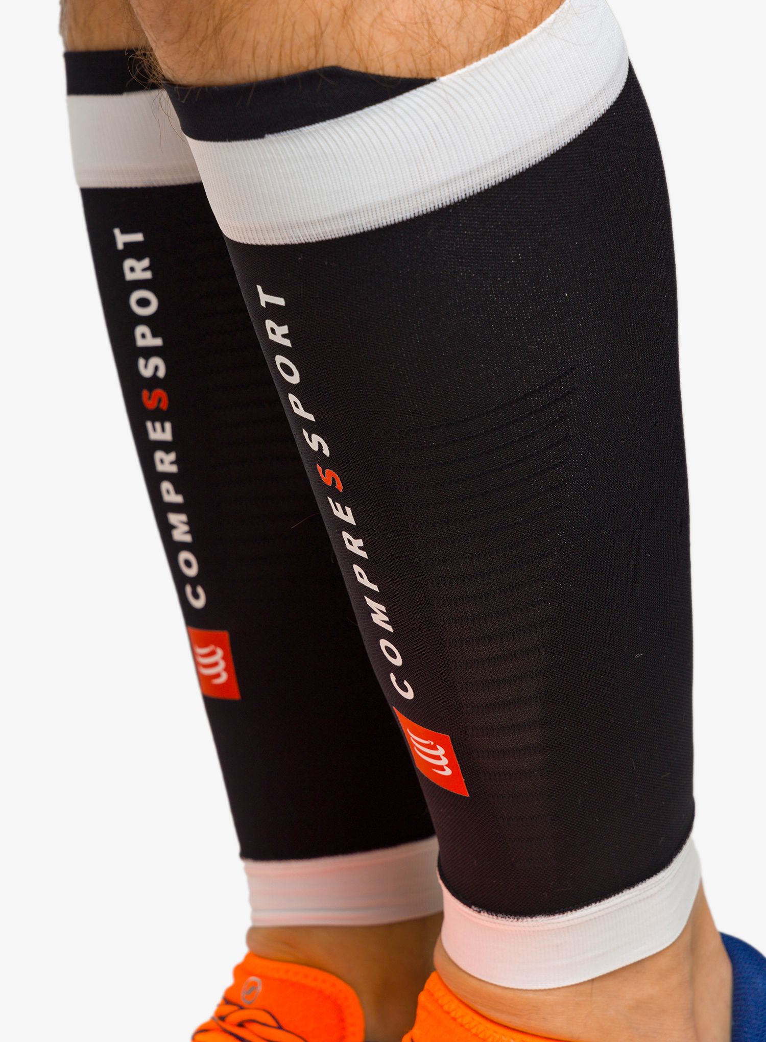 Kompresní nohavice Compressport R2 3.0 - black/white