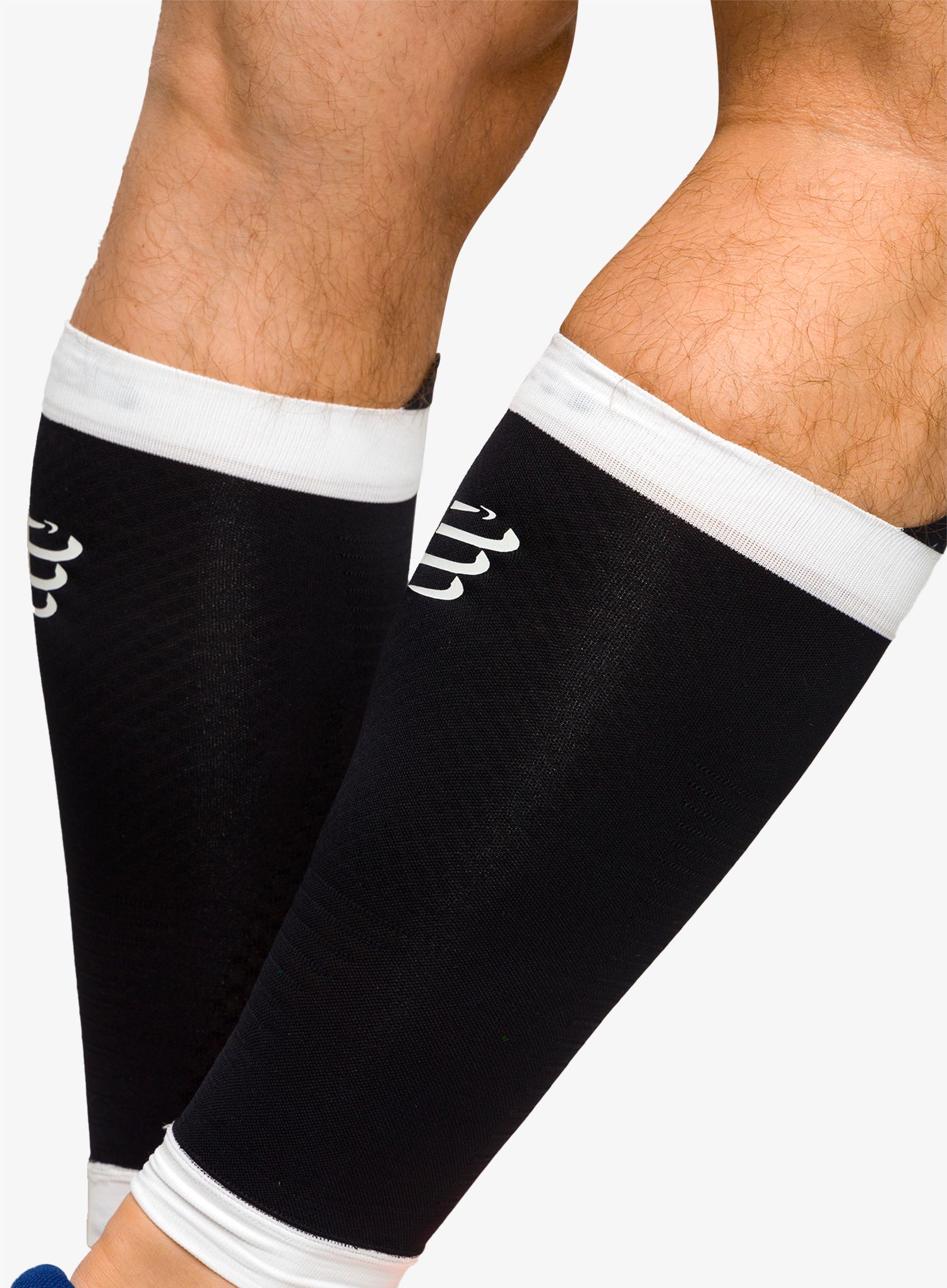 Kompresní nohavice Compressport R2 3.0 - black/white