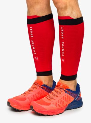 Běžecké nohavice Compressport R2 3.0 - red/black
