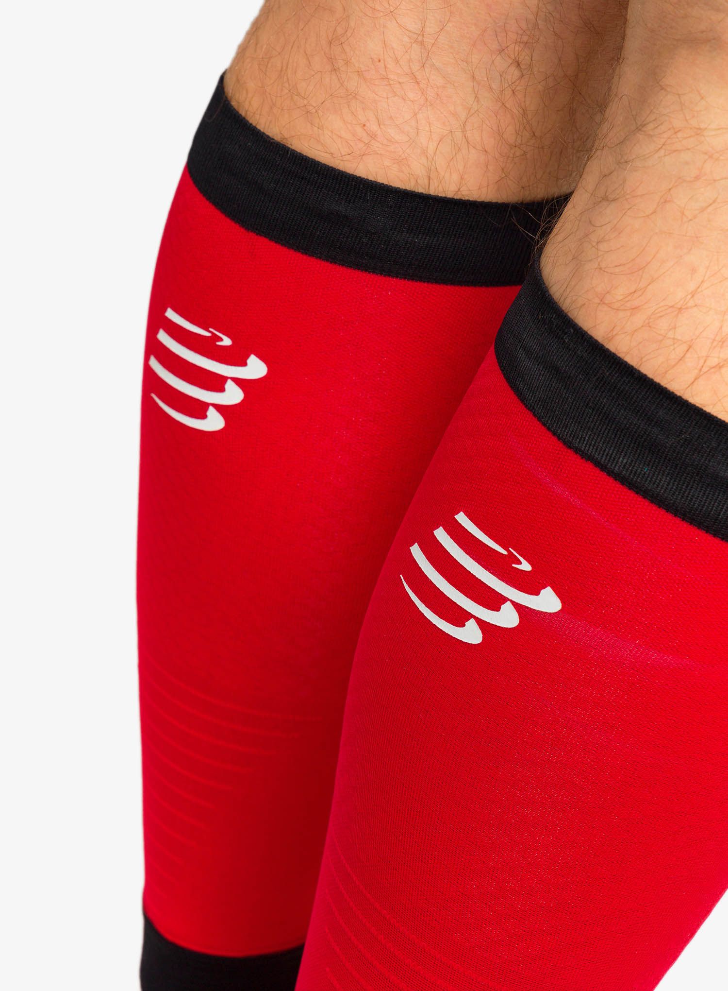 Běžecké nohavice Compressport R2 3.0 - red/black