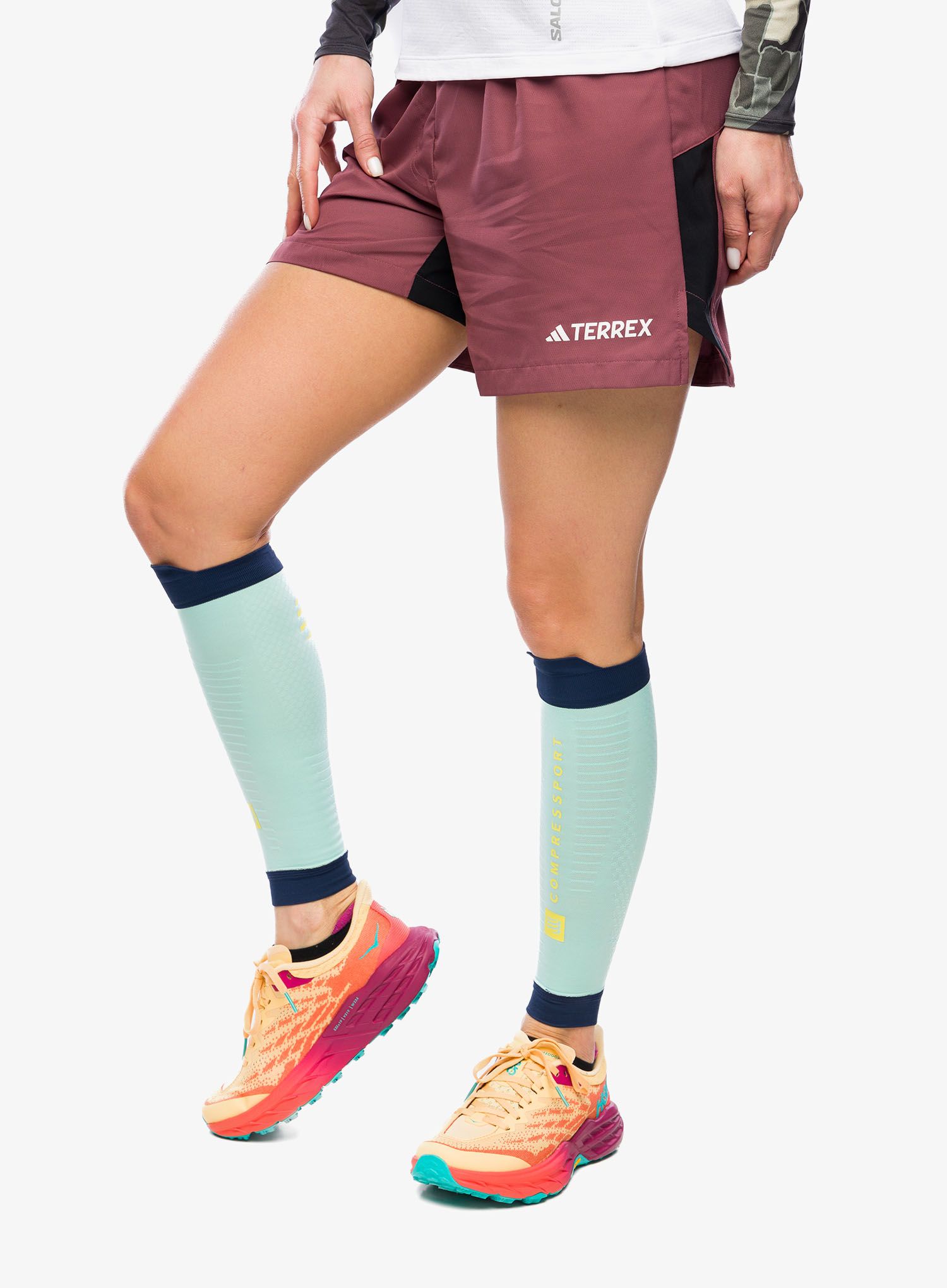 Kompresní nohavice Compressport R2 3.0 - shell blue/blues