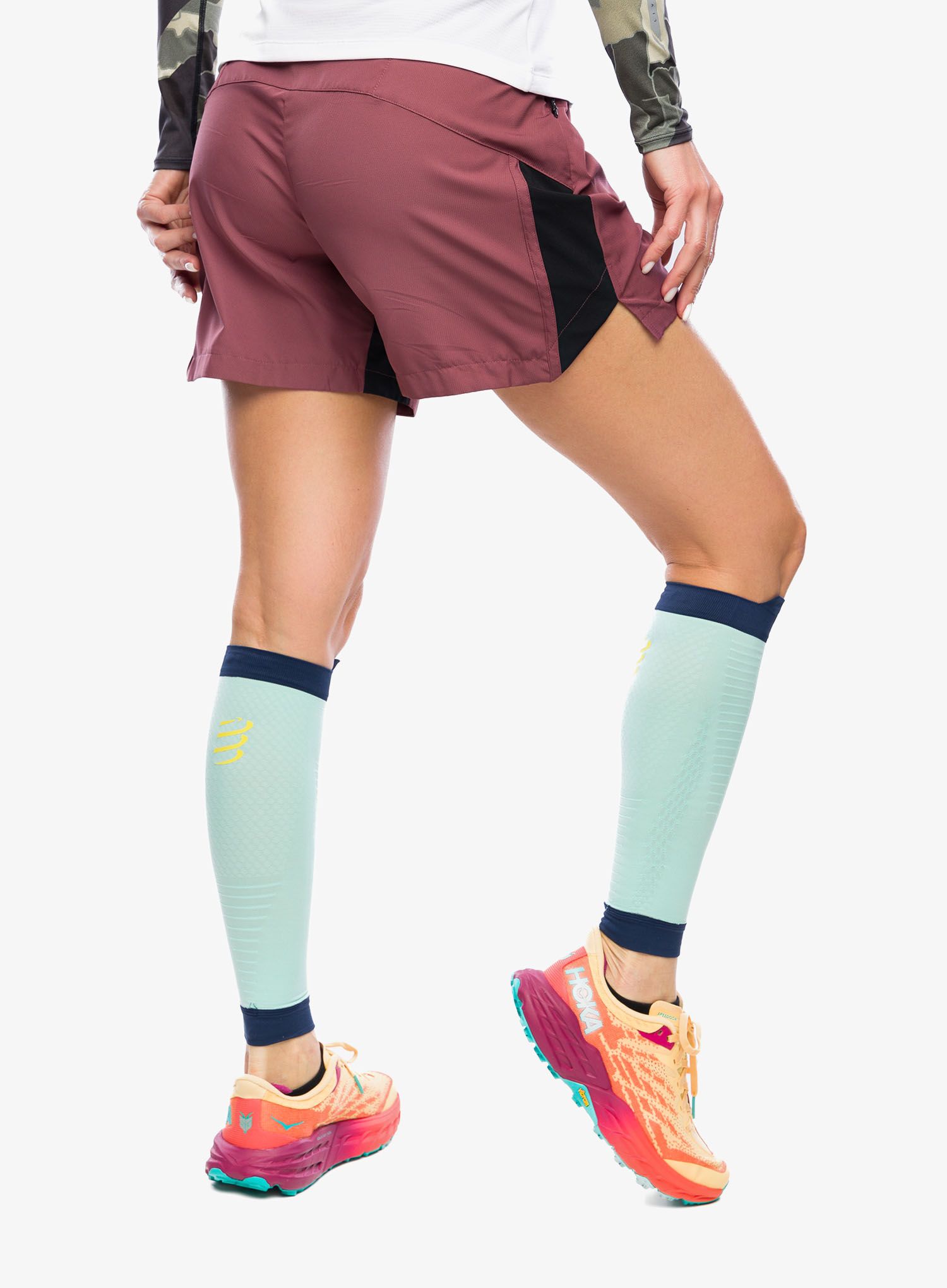 Kompresní nohavice Compressport R2 3.0 - shell blue/blues