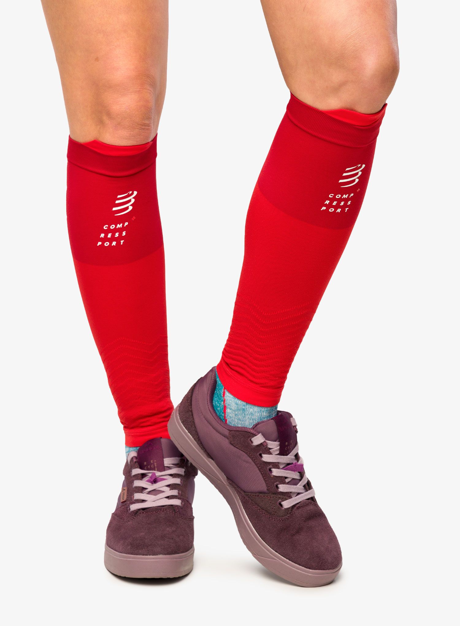 Kompresní pásy Compressport R2v2 - red