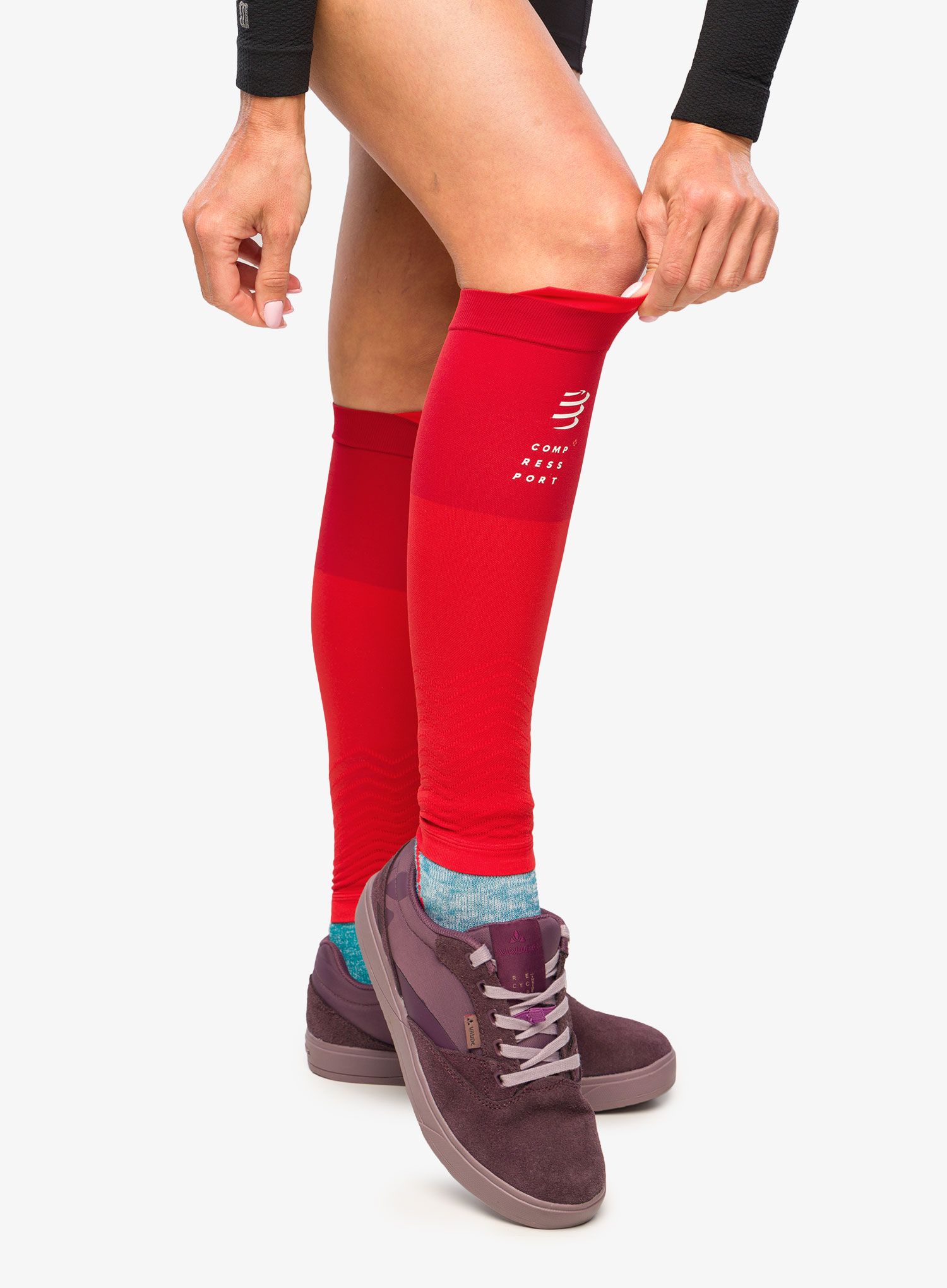 Kompresní pásy Compressport R2v2 - red