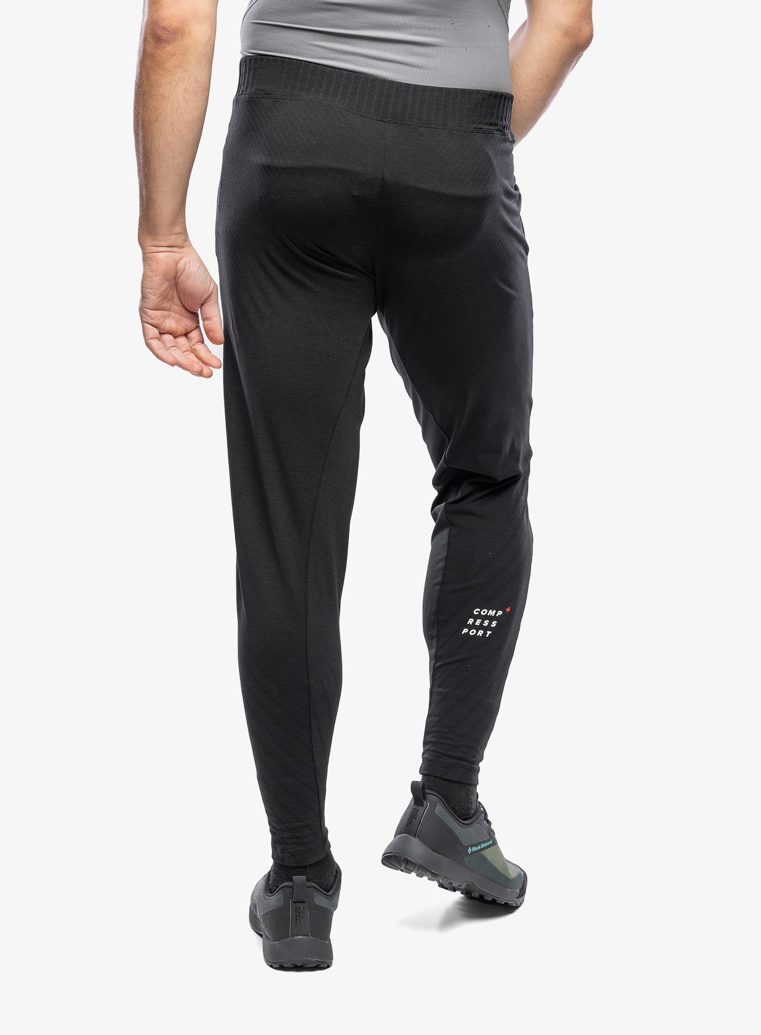 Kalhoty Compressport Seamless Pants - black melange