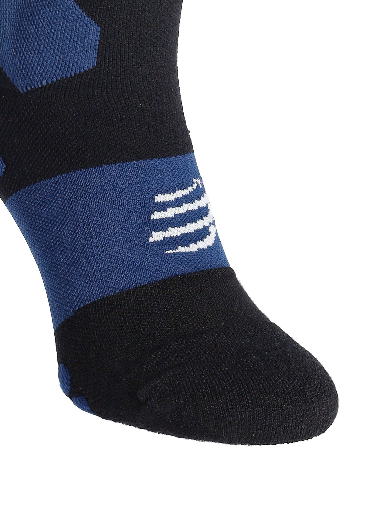 Skialpové ponožky Compressport Ski Touring Full Socks - black/estate blue