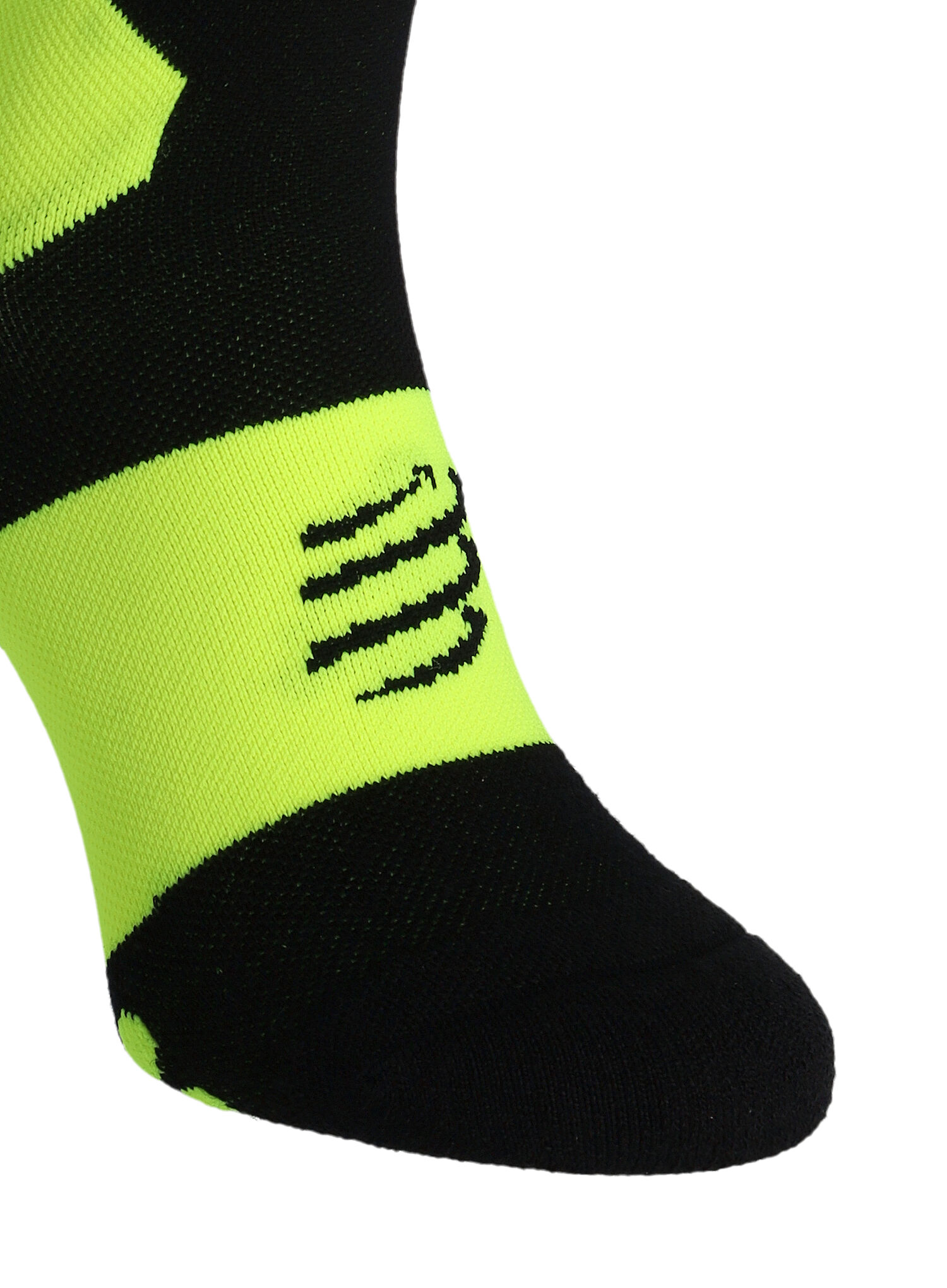 Skialpové ponožky Compressport Ski Touring Full Socks - safe yellow/black