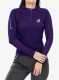 Mikina na běhání dámská Compressport Trail HZ LS Tshirt W - purple