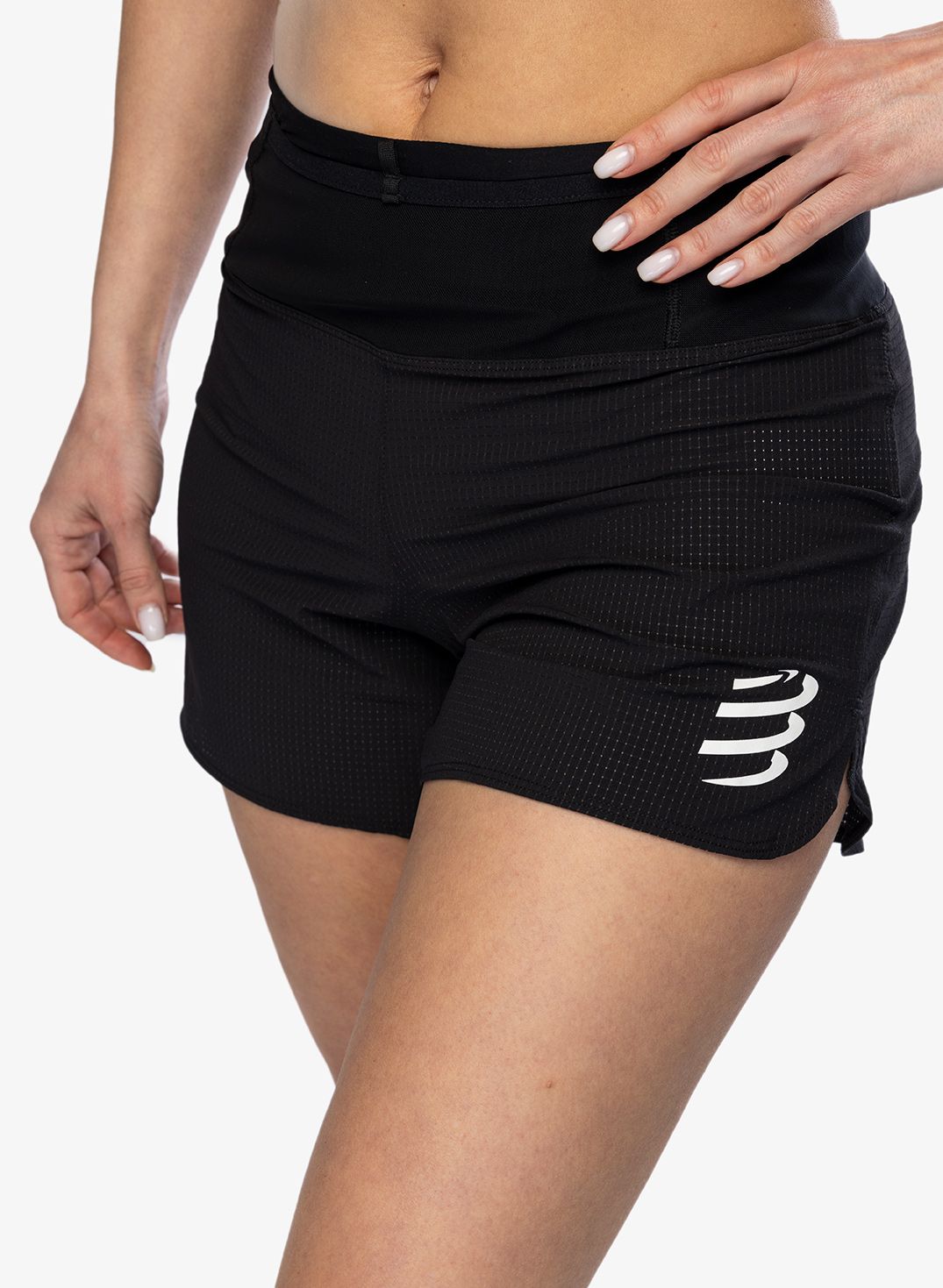 Běžecké kraťasy dámské Compressport Trail Racing Short - black