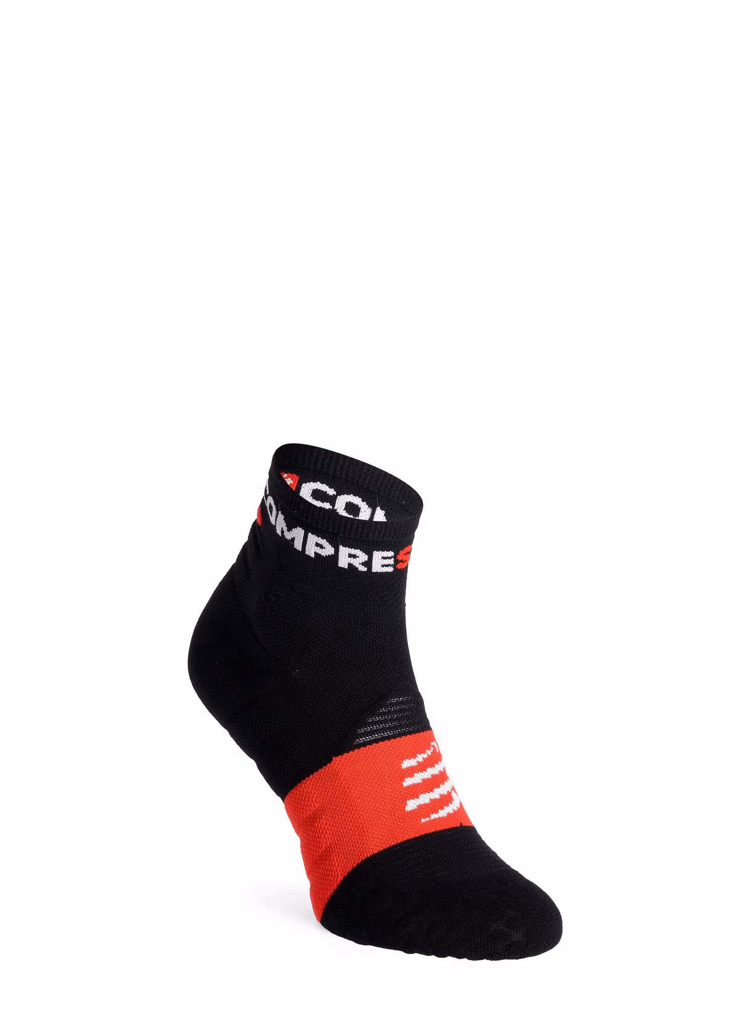 Běžecké ponožky Compressport Ultra Trail Socks v2.0 Low - black/red