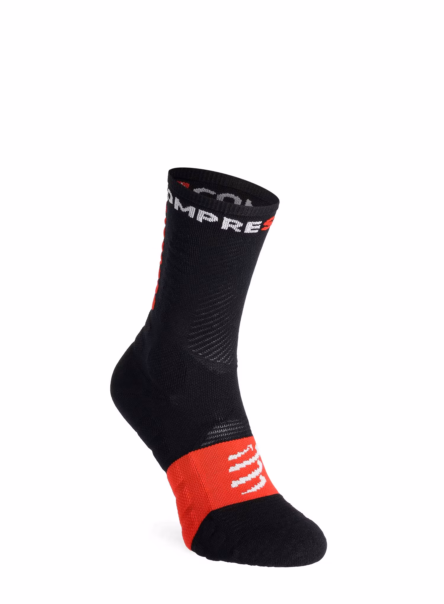 Ponožky na běhání Compressport Ultra Trail Socks v2.0 - black/red