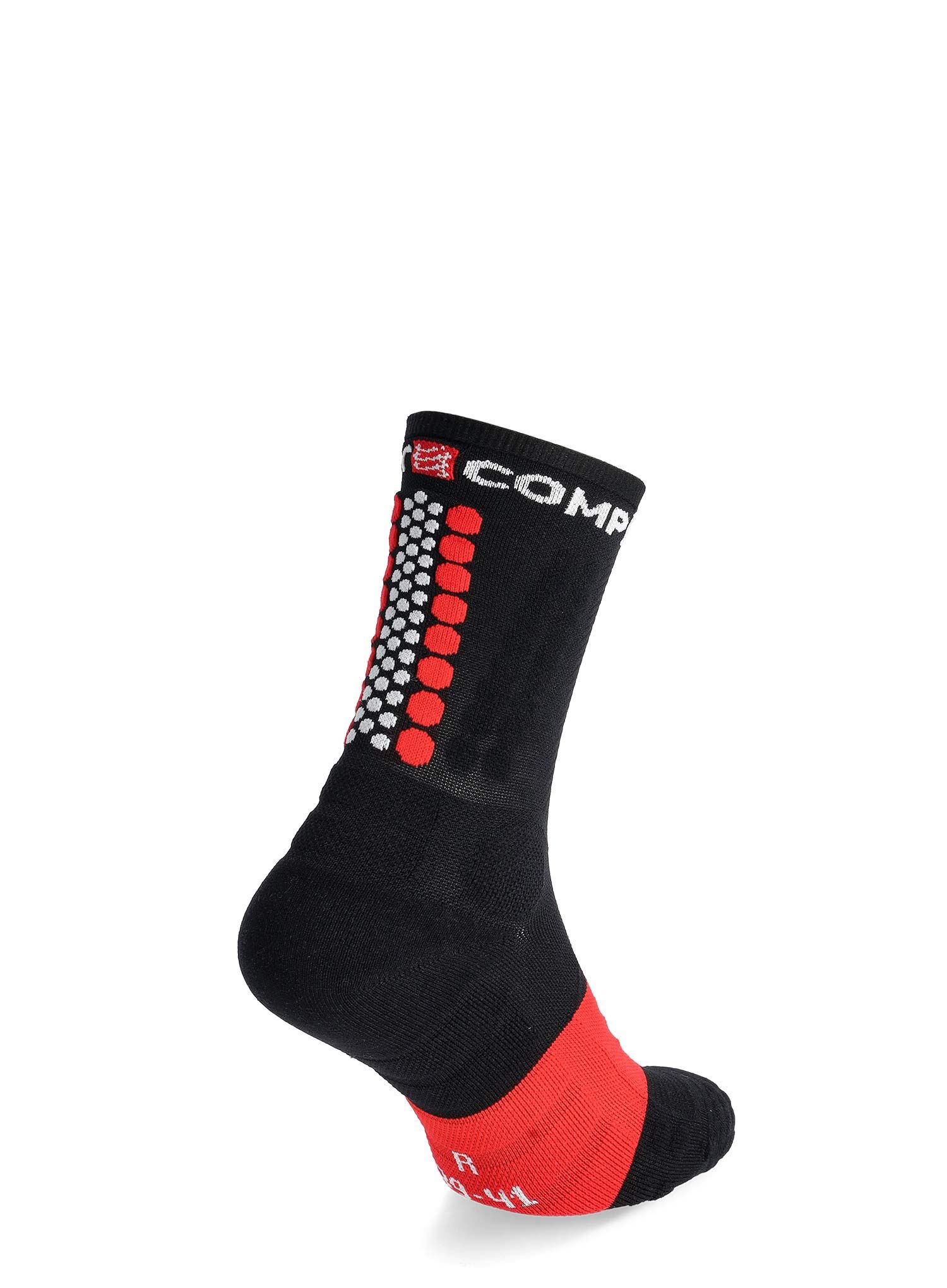 Ponožky na běhání Compressport Ultra Trail Socks v2.0 - black/red
