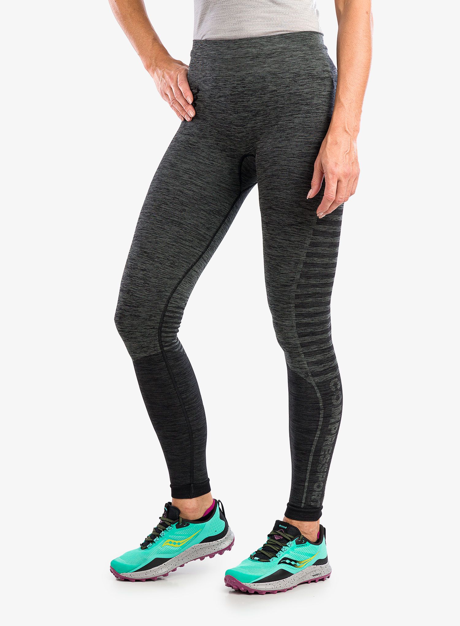Dámské běžecké legíny Compressport Winter Run Legging - black