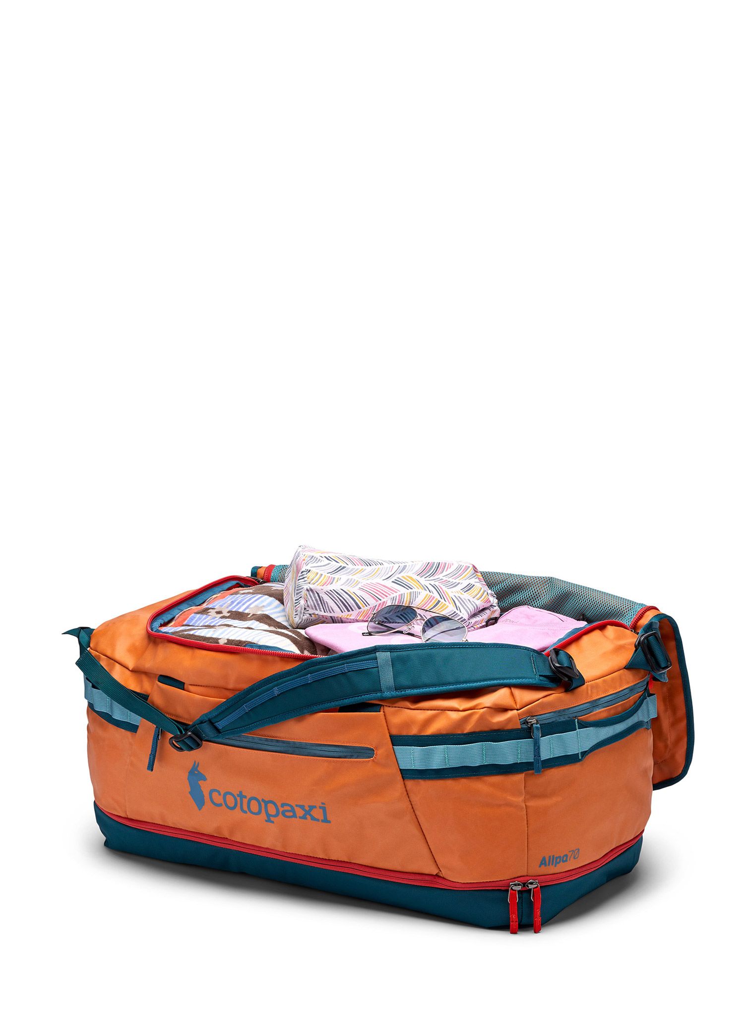 Cestovní taška Cotopaxi Allpa 70L Duffel Bag - tamarindo/abyss