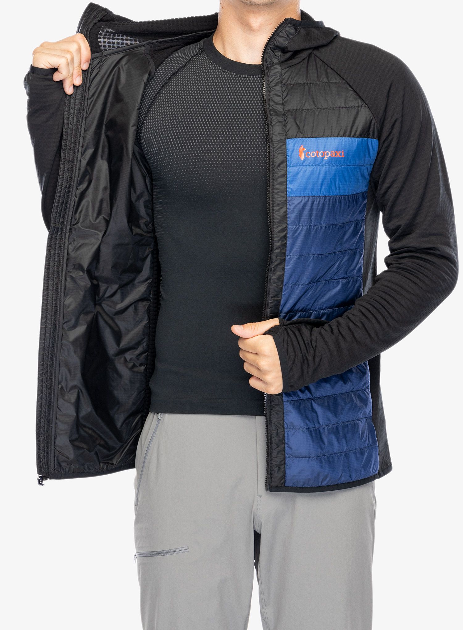Hybridní bunda Cotopaxi Capa Hybrid Insulated Hooded Jacket - black/maritime