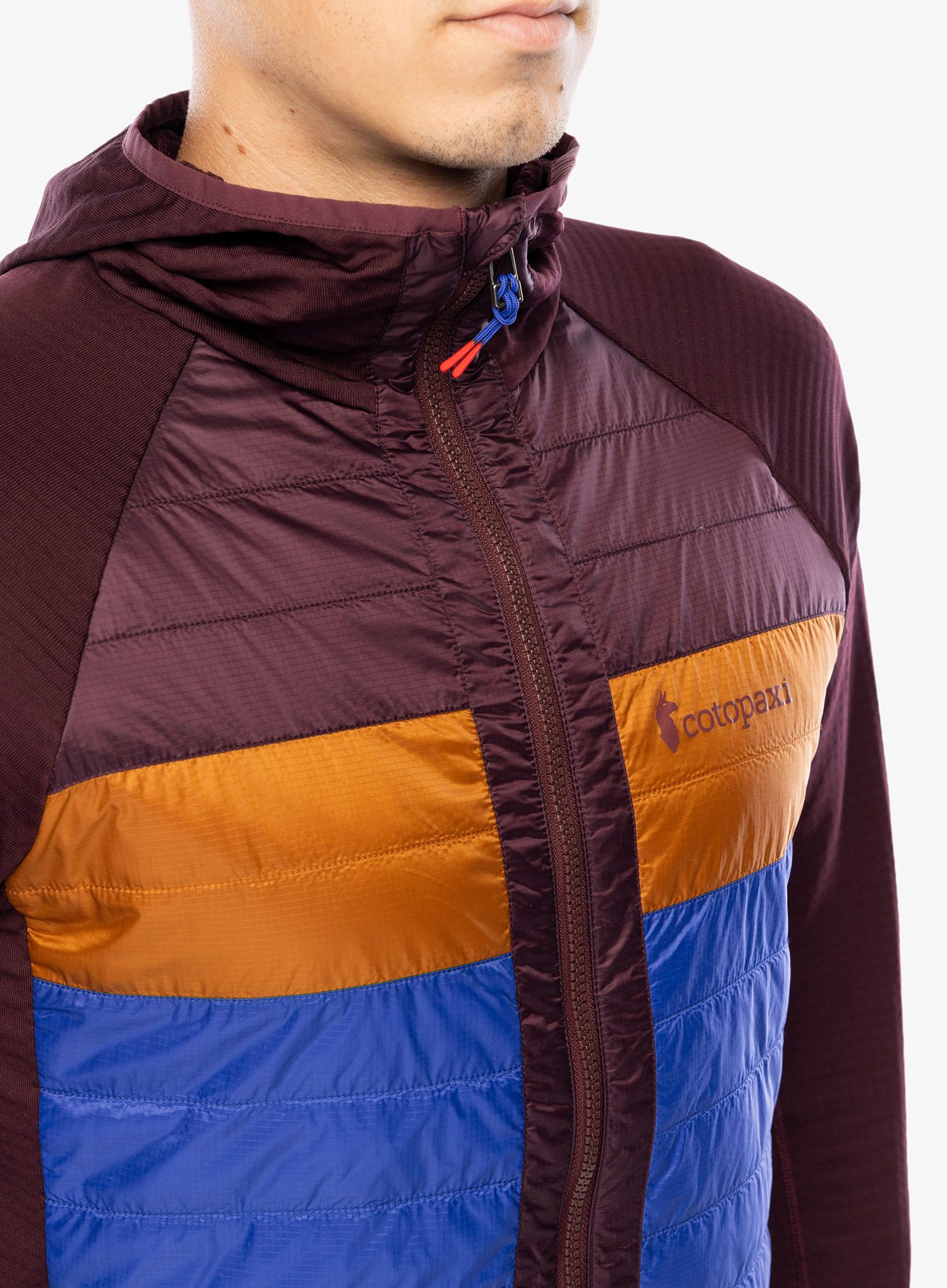 Hybridní bunda Cotopaxi Capa Hybrid Insulated Hooded Jacket - wine/blue violet