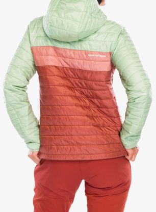Zateplená bunda dámská Cotopaxi Capa Insulated Hooded Jacket - green tea/faded brick