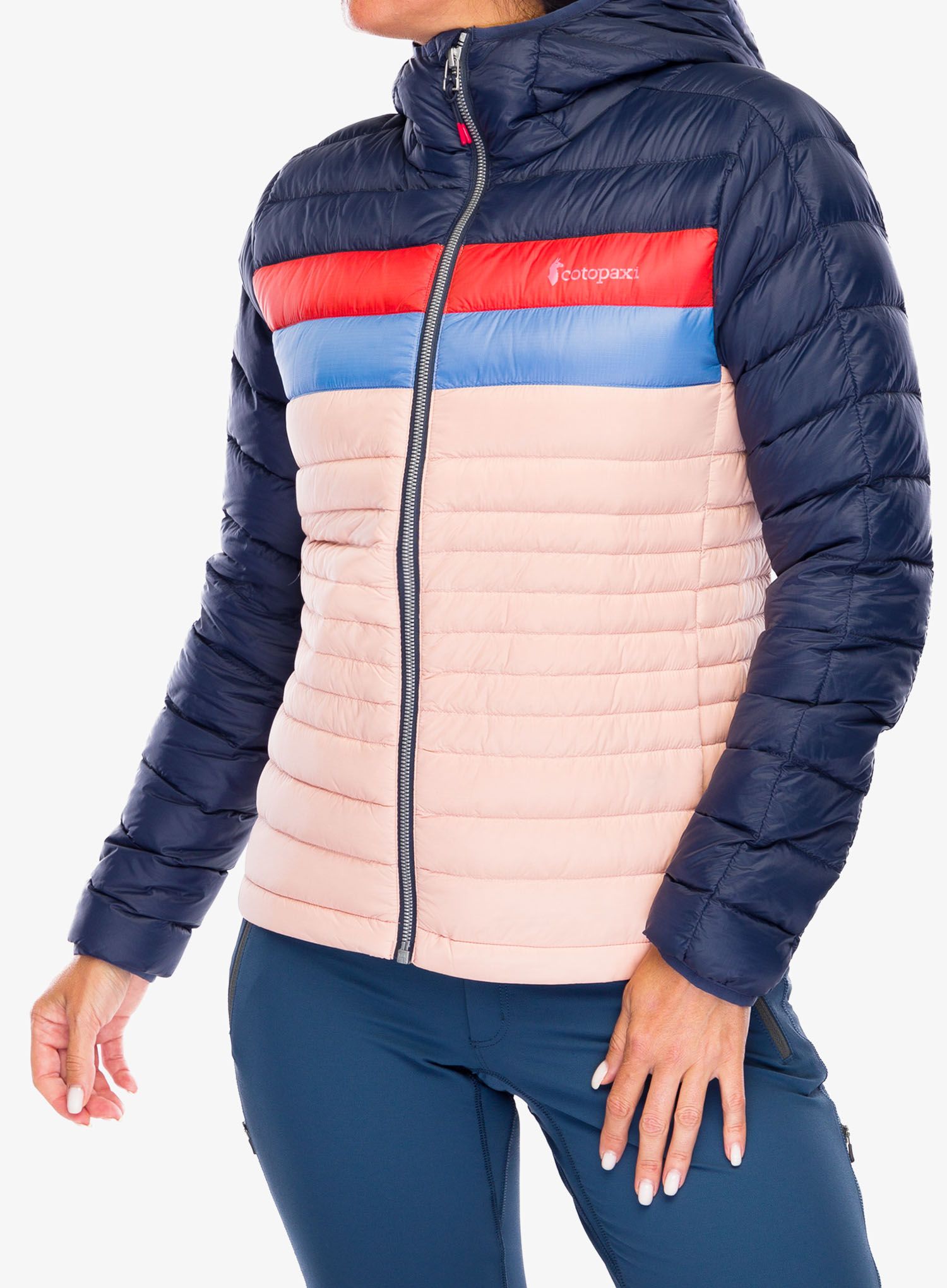 Dámská péřová bunda Cotopaxi Fuego Down Hooded Jacket - ink/rosewood