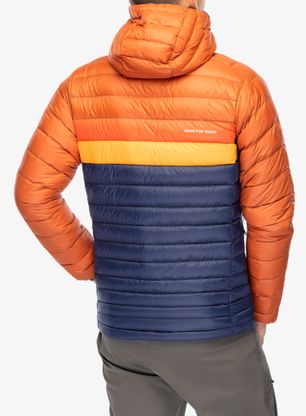 Péřová bunda Cotopaxi Fuego Down Hooded Jacket - spice/maritime