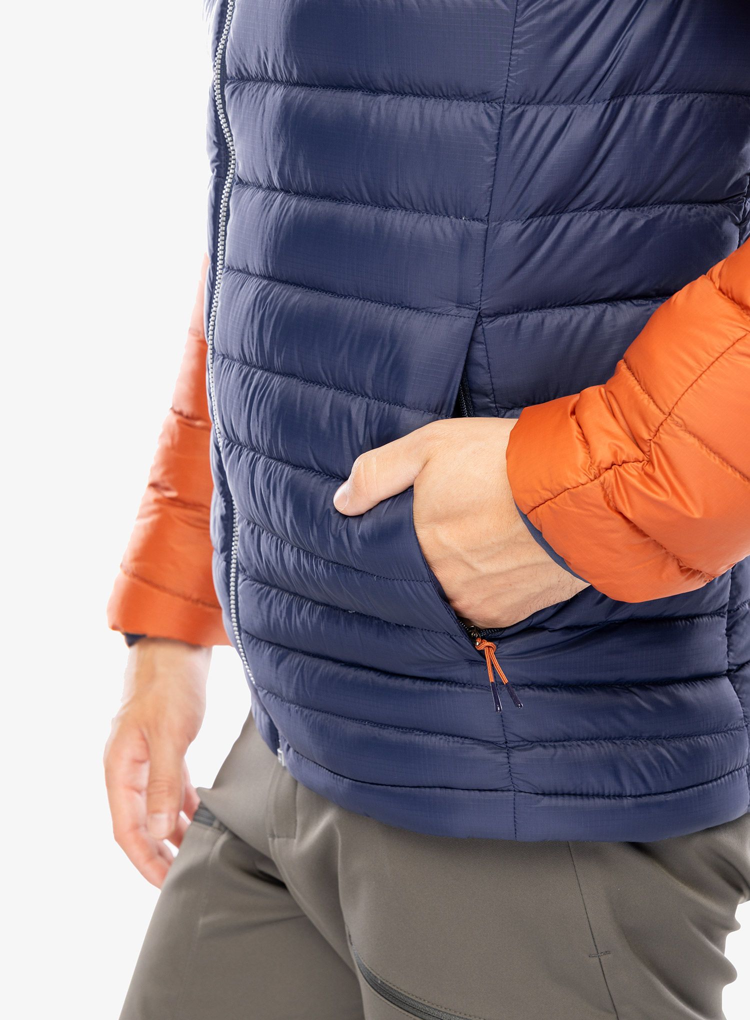 Péřová bunda Cotopaxi Fuego Down Hooded Jacket - spice/maritime