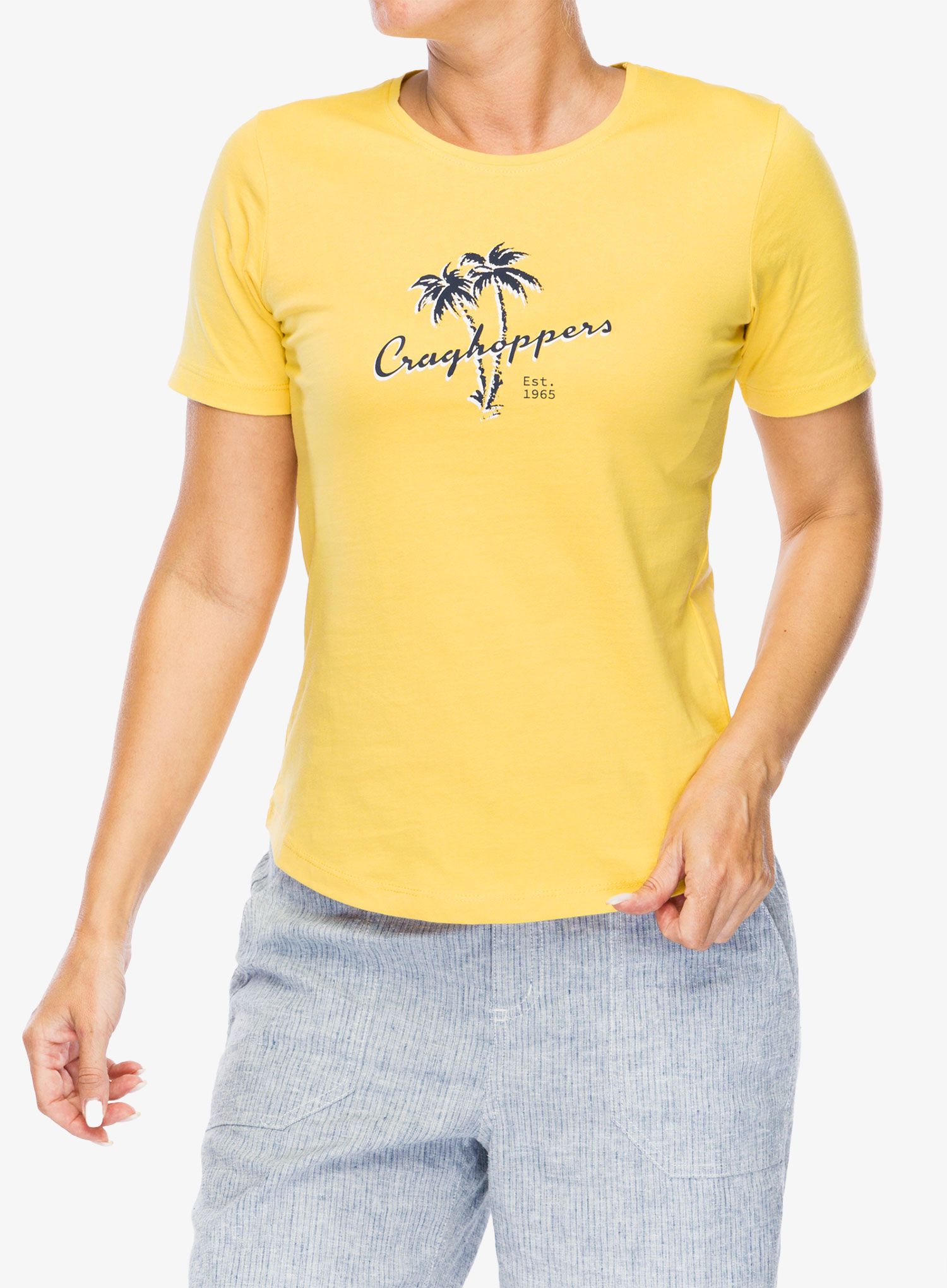 Dámské tričko Craghoppers Ally S/S - pineapple palm tree