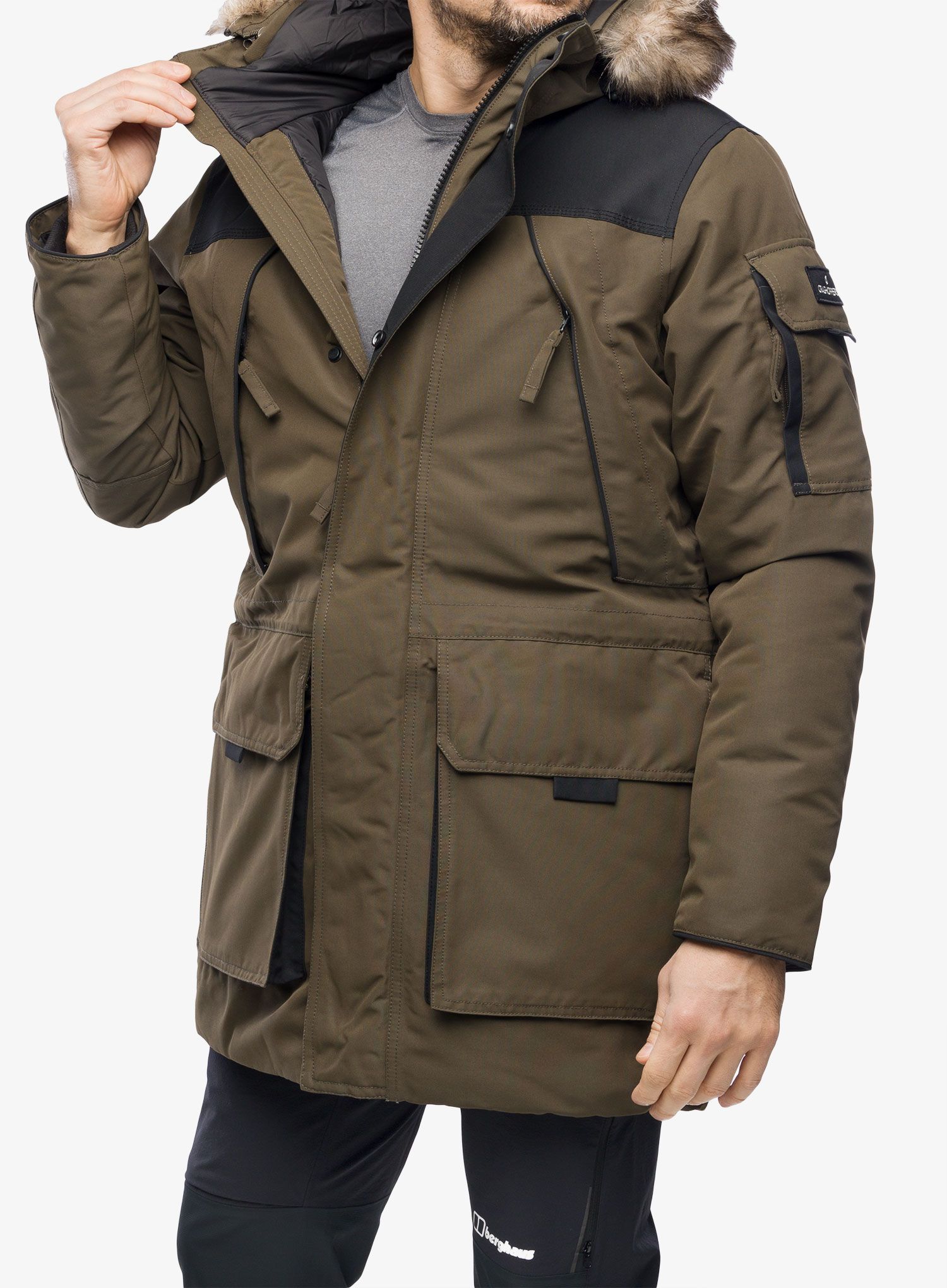 Zimní bunda Craghoppers Bishorn II Jacket - woodland green/black