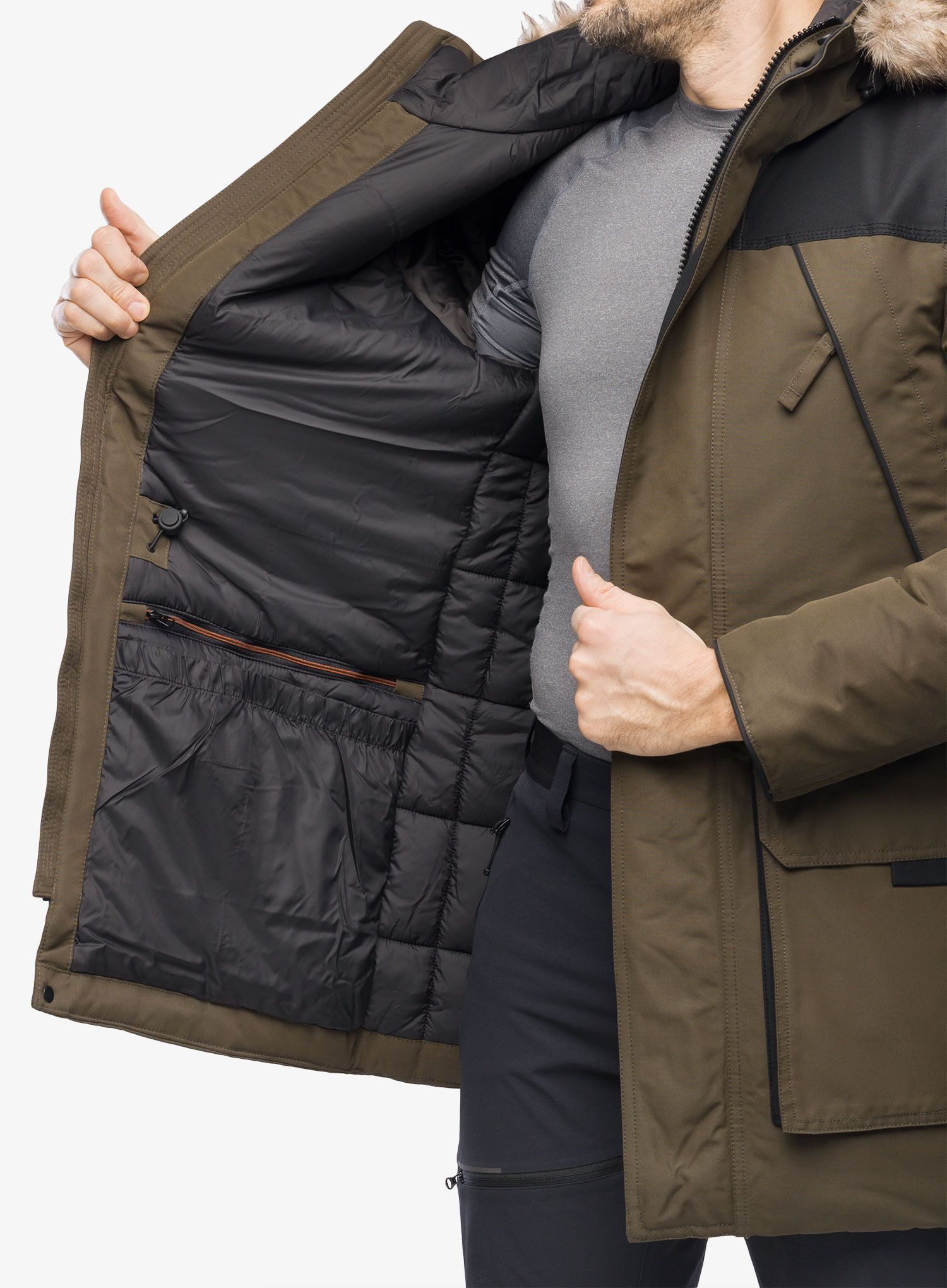 Zimní bunda Craghoppers Bishorn II Jacket - woodland green/black