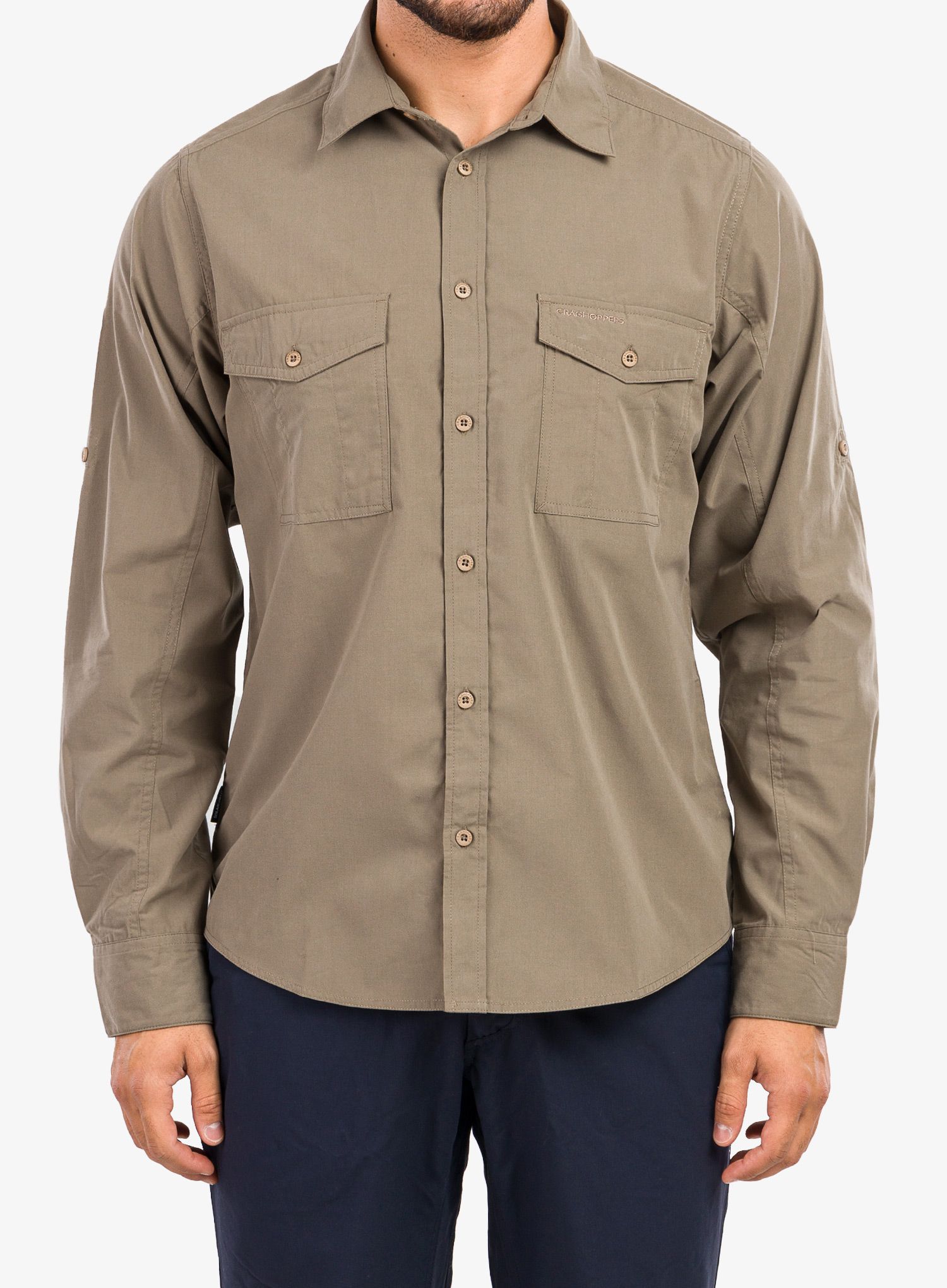Turistická košile Craghoppers Kiwi LS Shirt - pebble