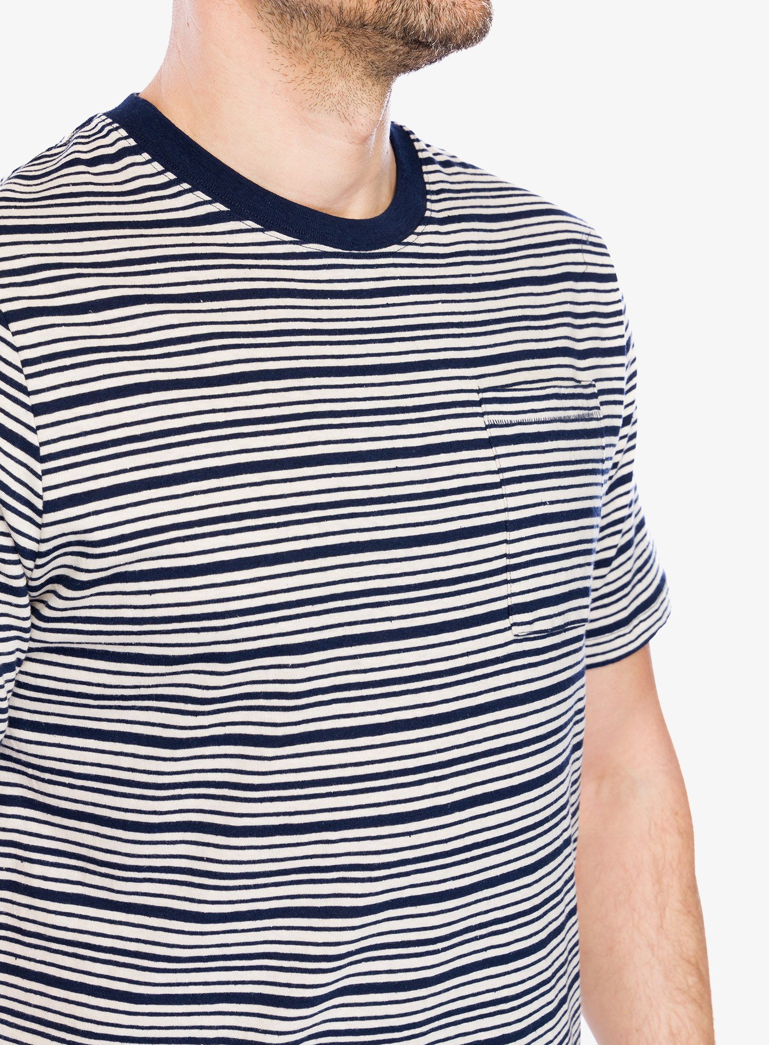 Bavlněné tričko Craghoppers Mollugo SS T-Shirt - blue navy stripe