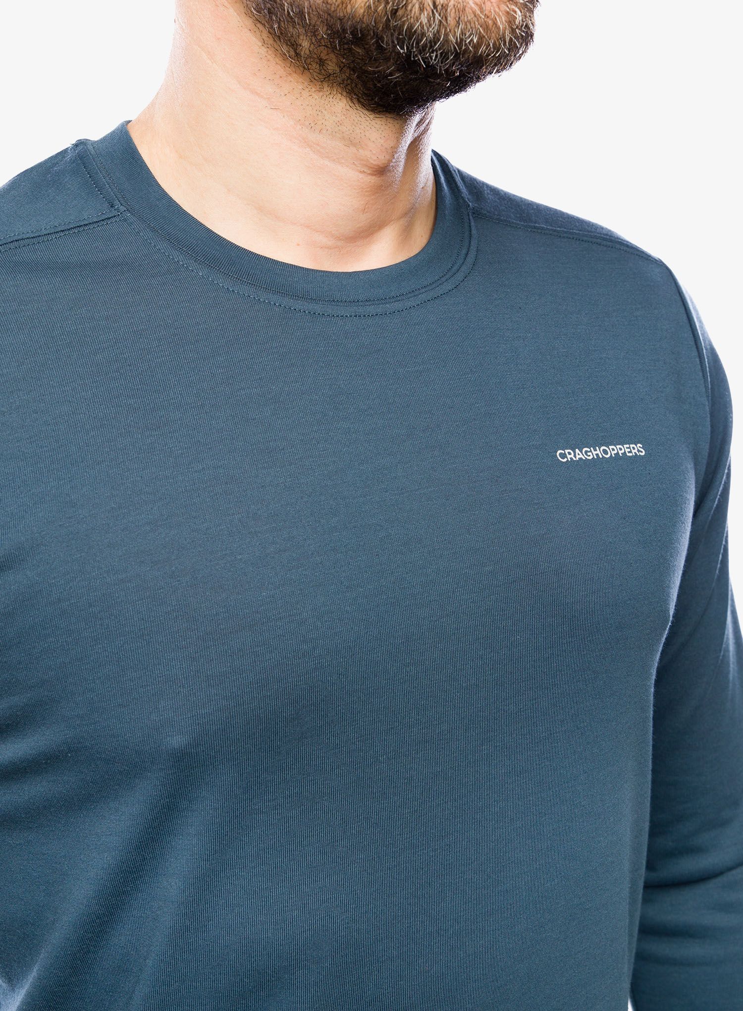 Longsleeve Craghoppers NosiLife Abel LS T-Shirt - blue stone
